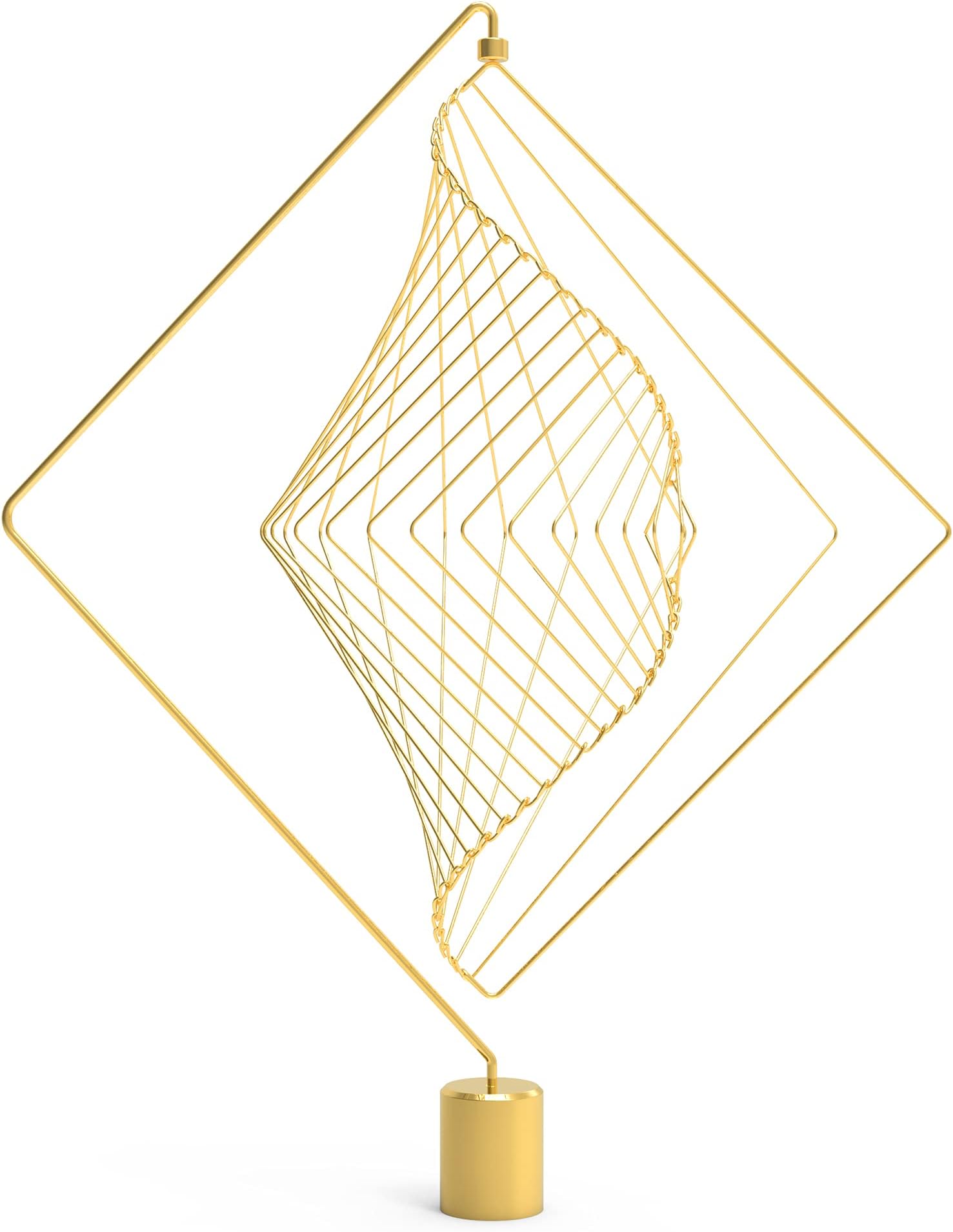 Square Wave and Magnetic Stand by Ivan Black, Handmade in Italy, Sensory Tool EDC Math, Geometry Fidgeting for Kids and Adults, Cool Sculpture Gadget for Stress and Anxiety Relief