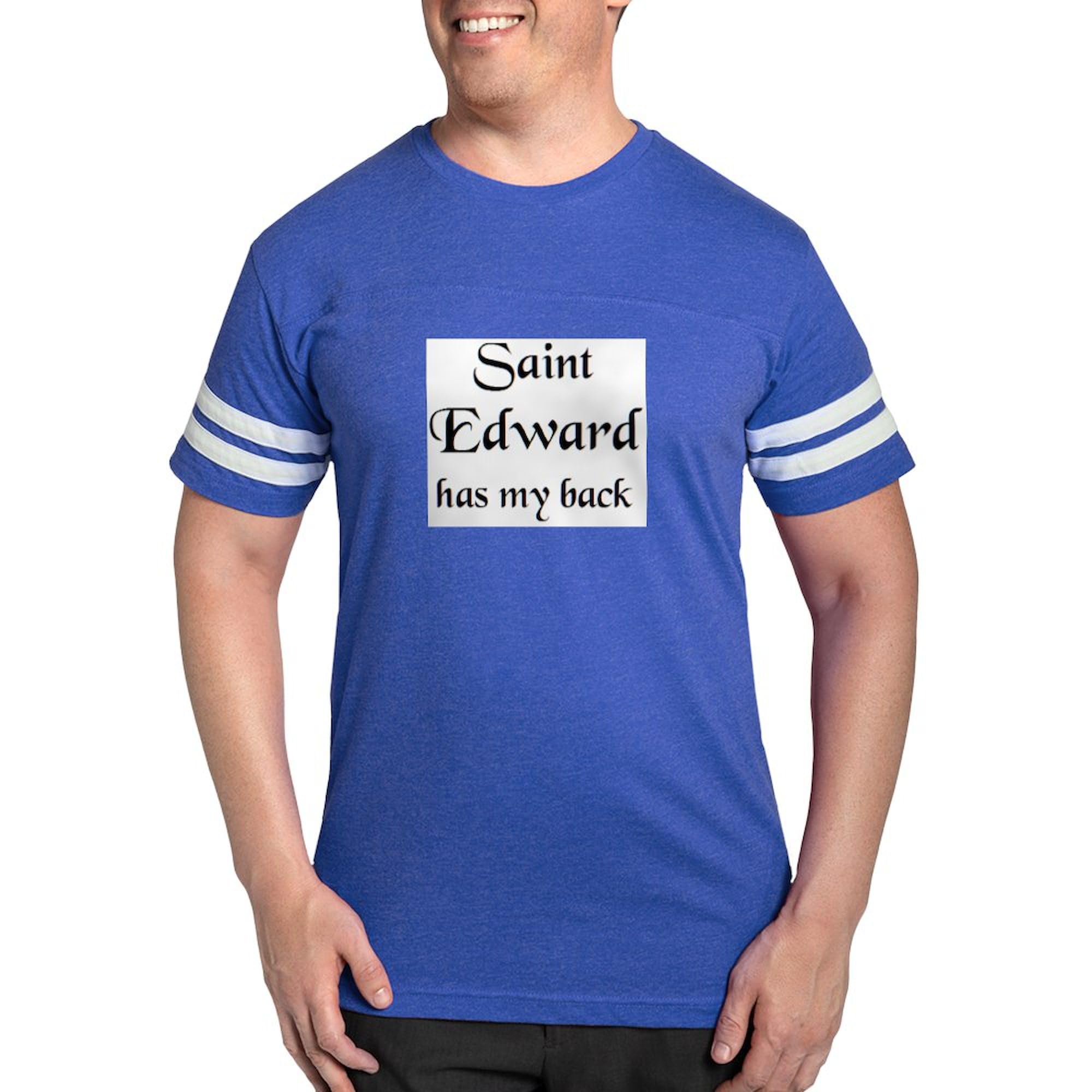 CafePress Saint Edward Mens Football Shirt Men's Football T-Shirt Royal Blue