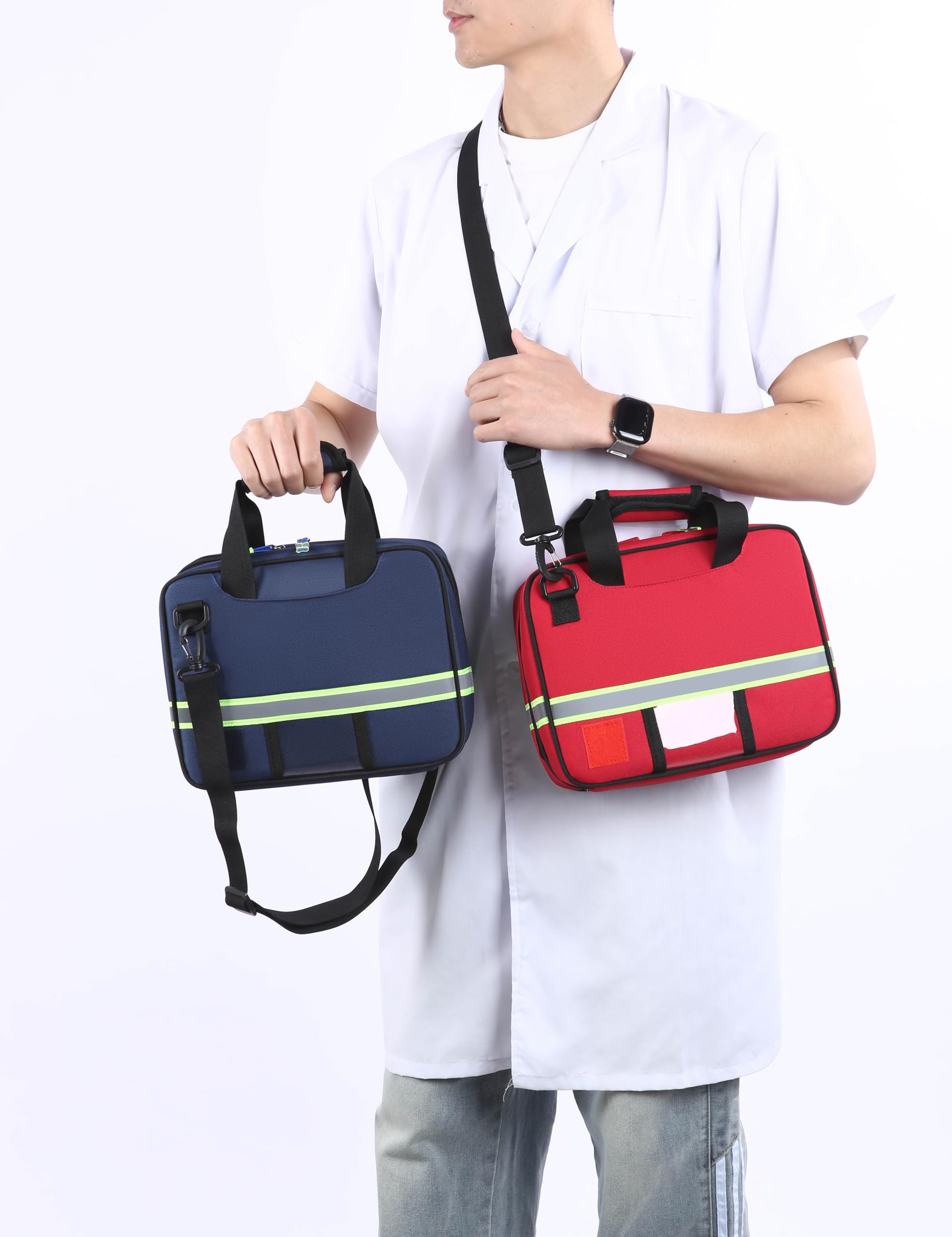 Kit de trauma médico de emergencia, bolsa aislante refrigerada impermeable, bolsa de primeros auxilios para el hogar, coche, camping, viajes, senderismo, deportes y emergencias al aire libre
