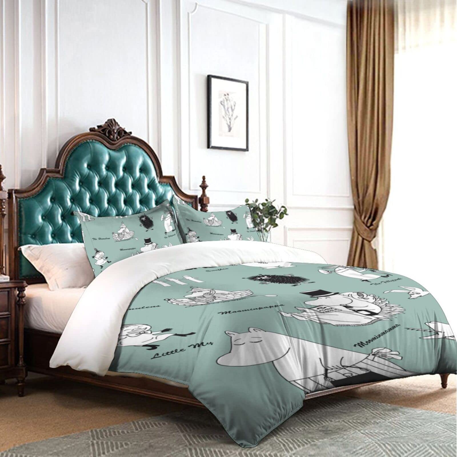 Amazon｜ムーミン 布団カバー 3点セット シングル 寝具カバーセット