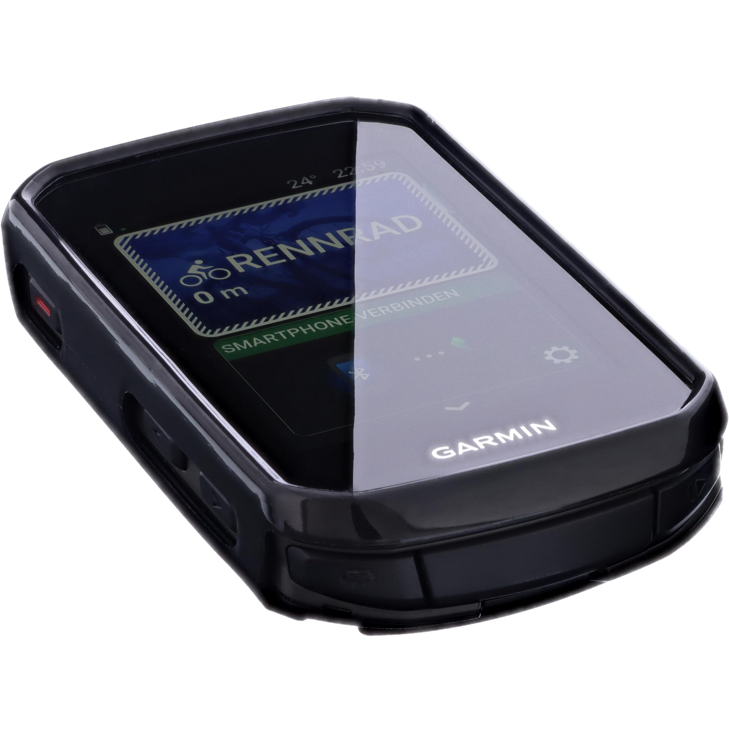 Custodia Compatibile con Garmin Edge 550/850 Cover Protettiva TPU Borsa Nero Antiurto AntiGraffio per MTB Bici da Strada e-Bike