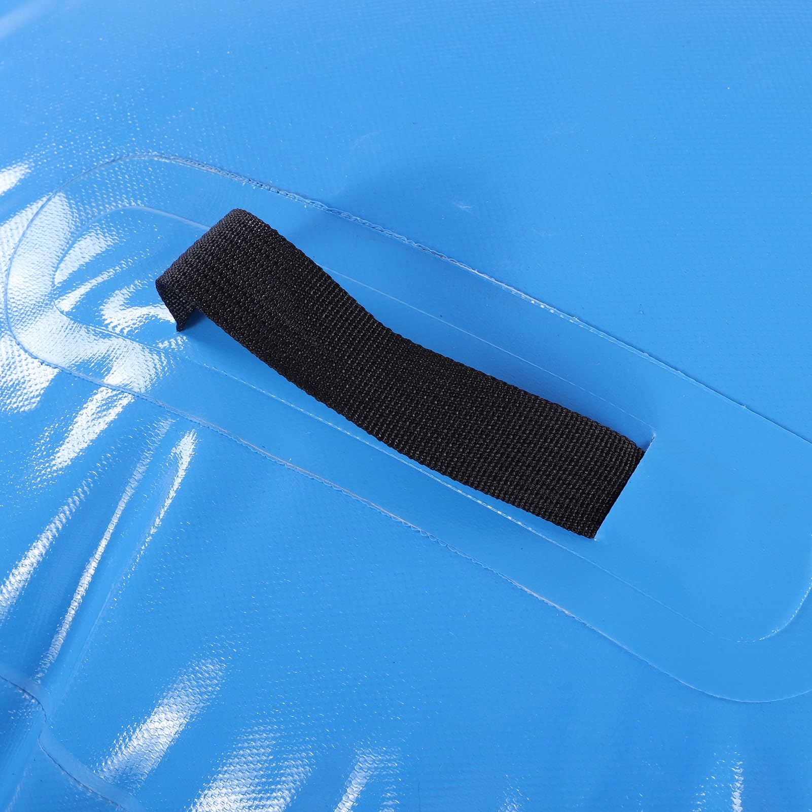 Generic Nadmuchiwany Wałek Gimnastyczny z ręczną pompką do Rozwijania Umiejętności Cheerleaderek i Siłowni 0,7 X 0,9 M (BLUE)