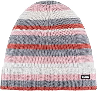 Ricky OS - Gorro para niños, color blanco, rosa y gris, gris