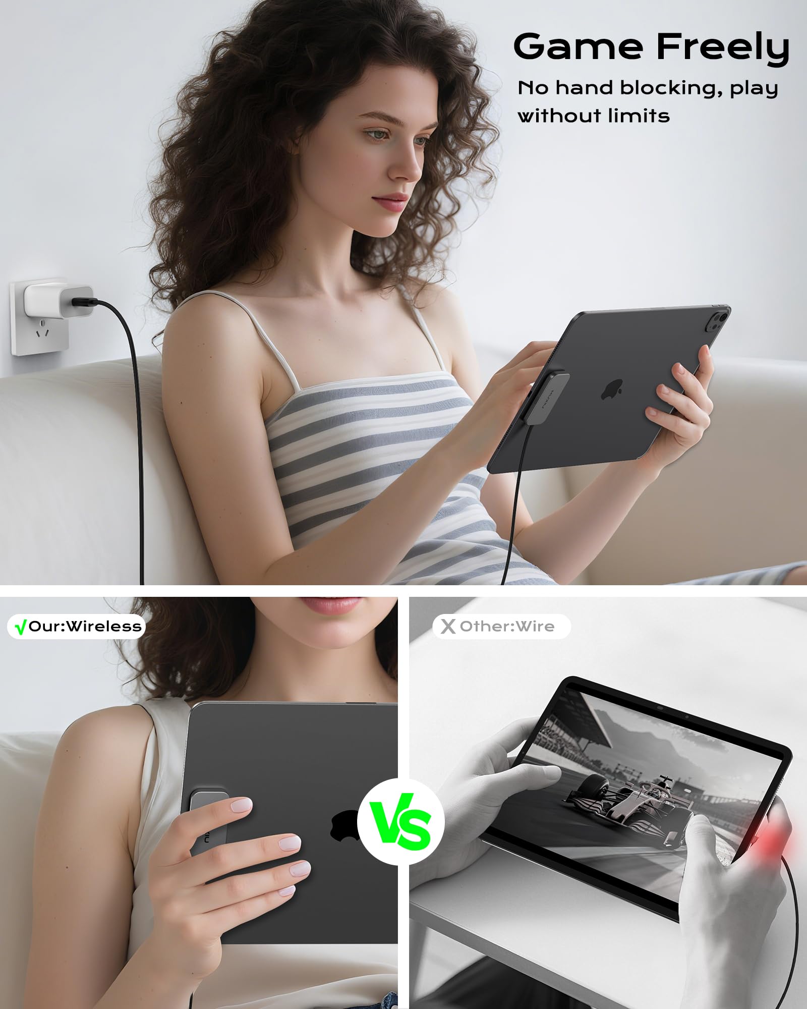 Amazon.co.jp: KU XIU 磁気ワイヤレス充電器 iPad Pro 12.9 (3rd/4th