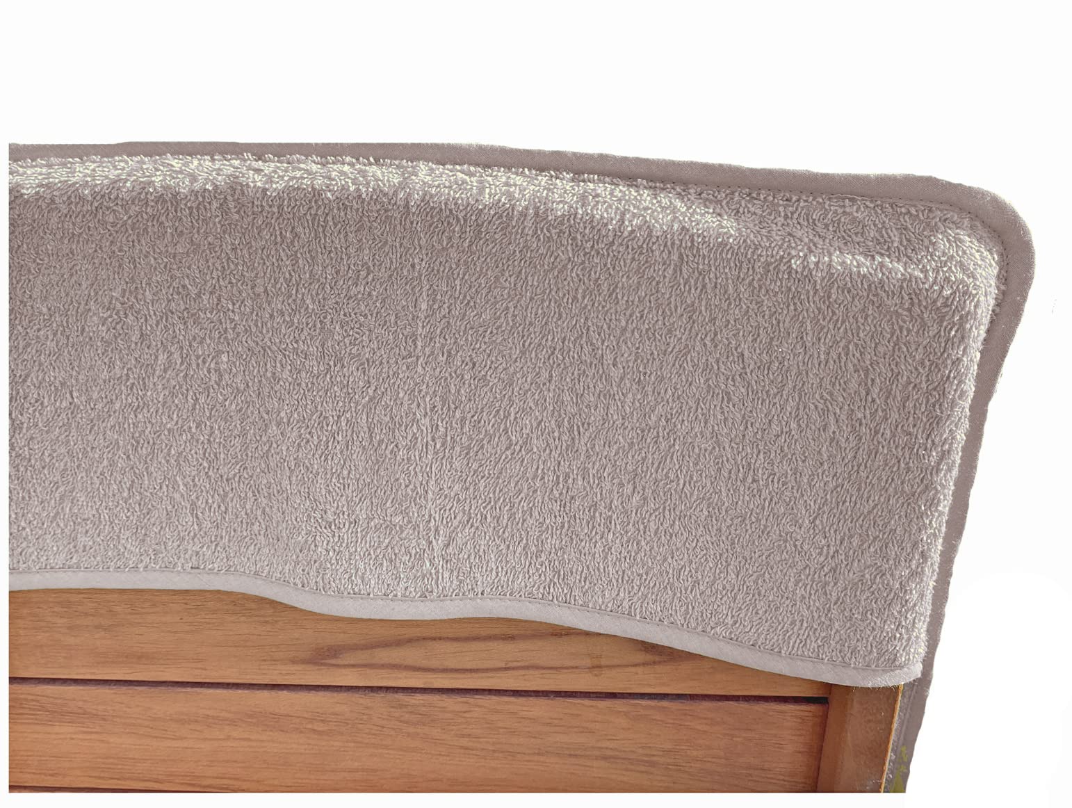 heimtexland ® Liegestuhlauflage Frottier Schonbezug Sonnenliege Strand Schwimmbad Sauna Hygiene Handtuch Frottee Typ772 Taupe