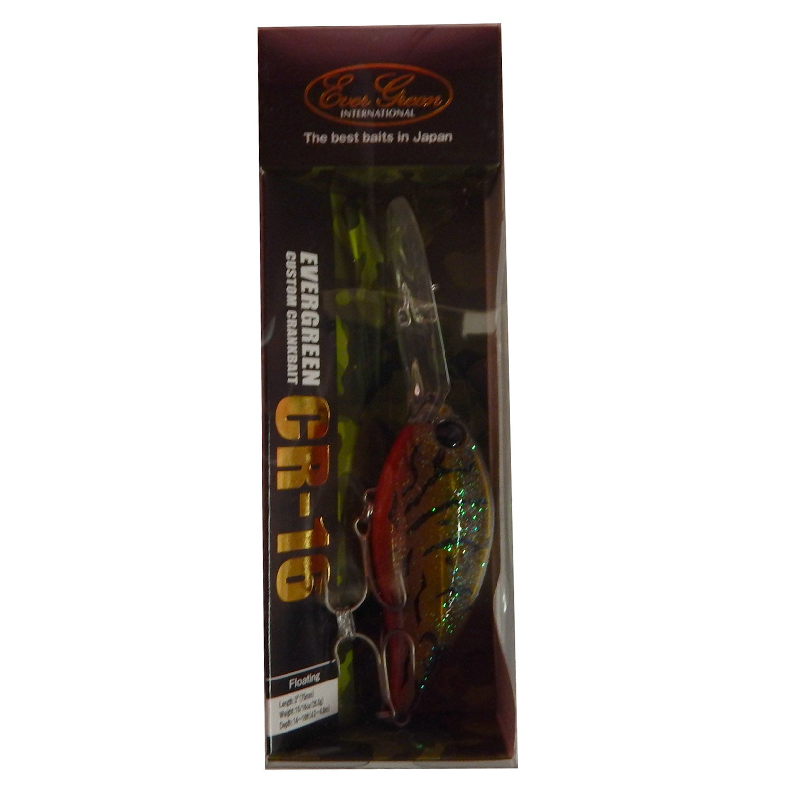 Daiwa Evergreen CR-6 Crank Lure - Olive Crawdad Fishing Magic