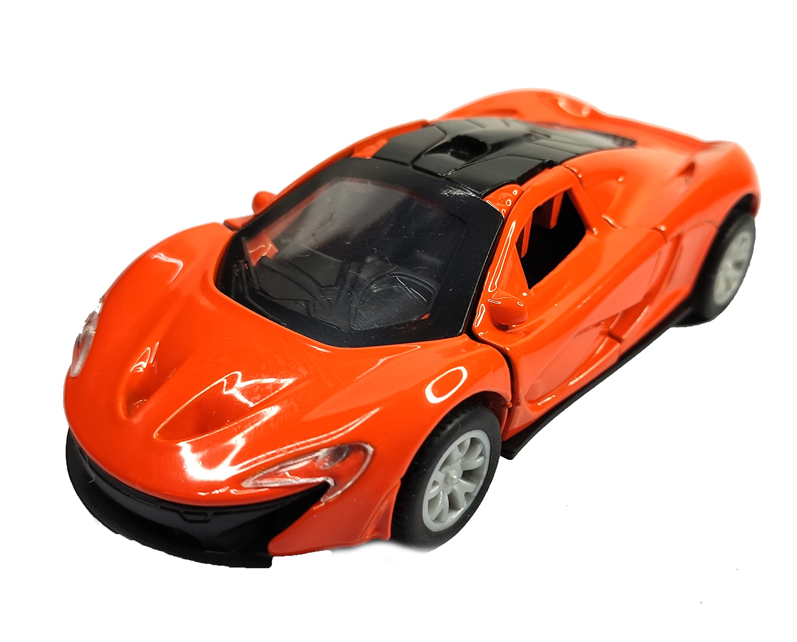 FLYmart Model World Die Cast Model Hot Alloy Car with Openable Doors & Pull Back Function | Speed Racing Metal Car Pull Back Wheels Trending Sports Car Mclaren Style for Kids