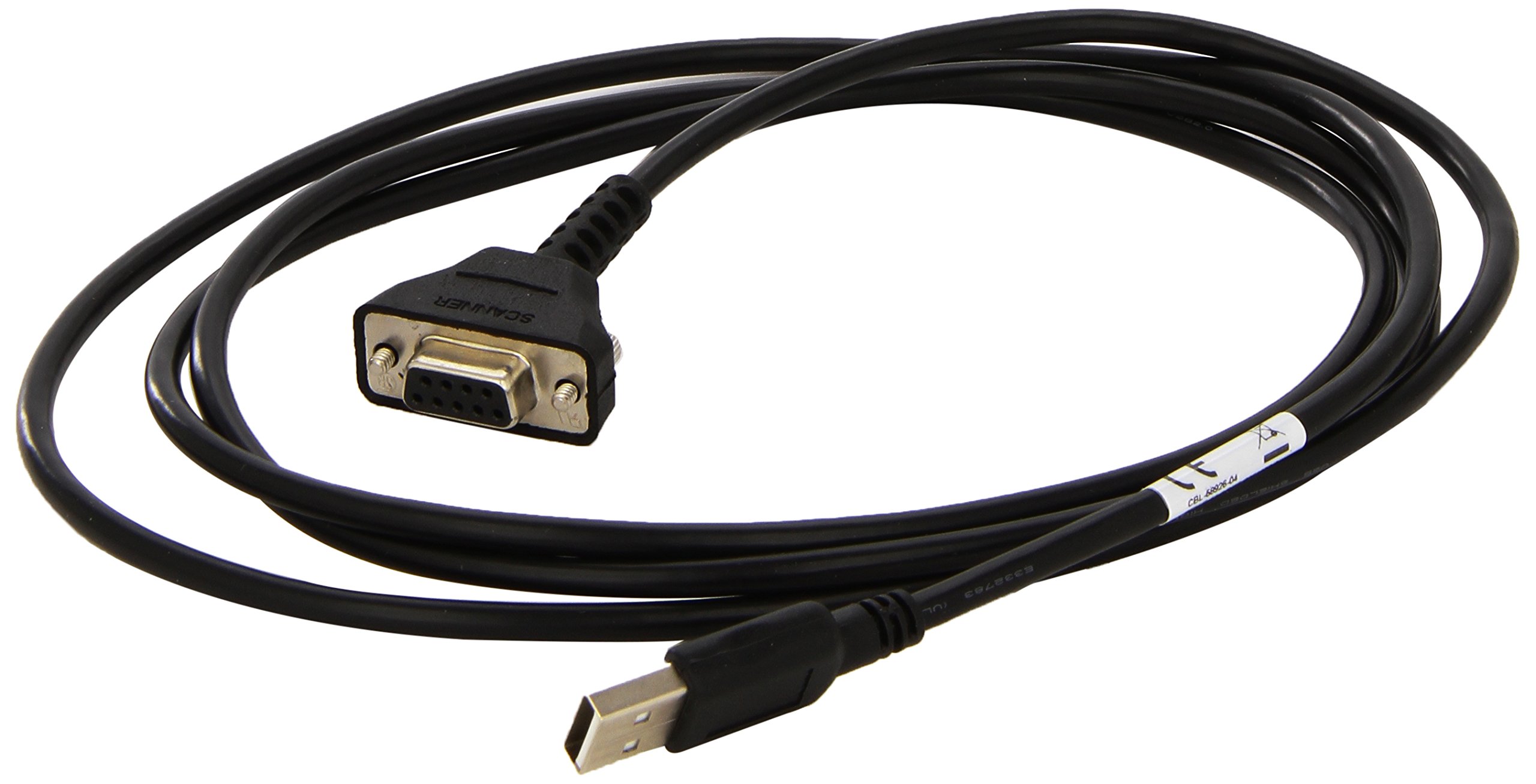 Zebra USB/9-pin DB-9 - accessoires pour lecteur de code barres (Noir, DS457-HD, DS457-SR, 1800 mm)