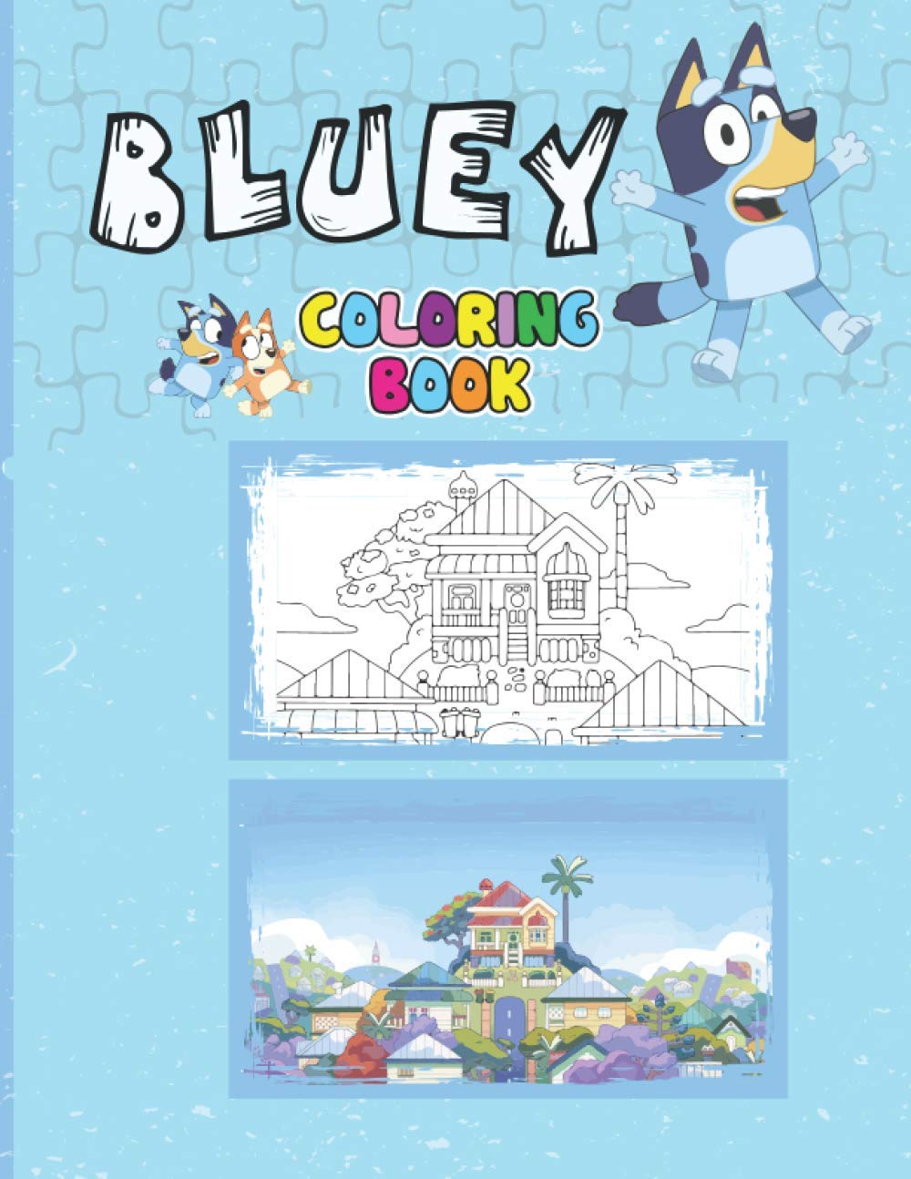 Buy bluey | Coloring Book: Great Coloring Pages Illustrations High