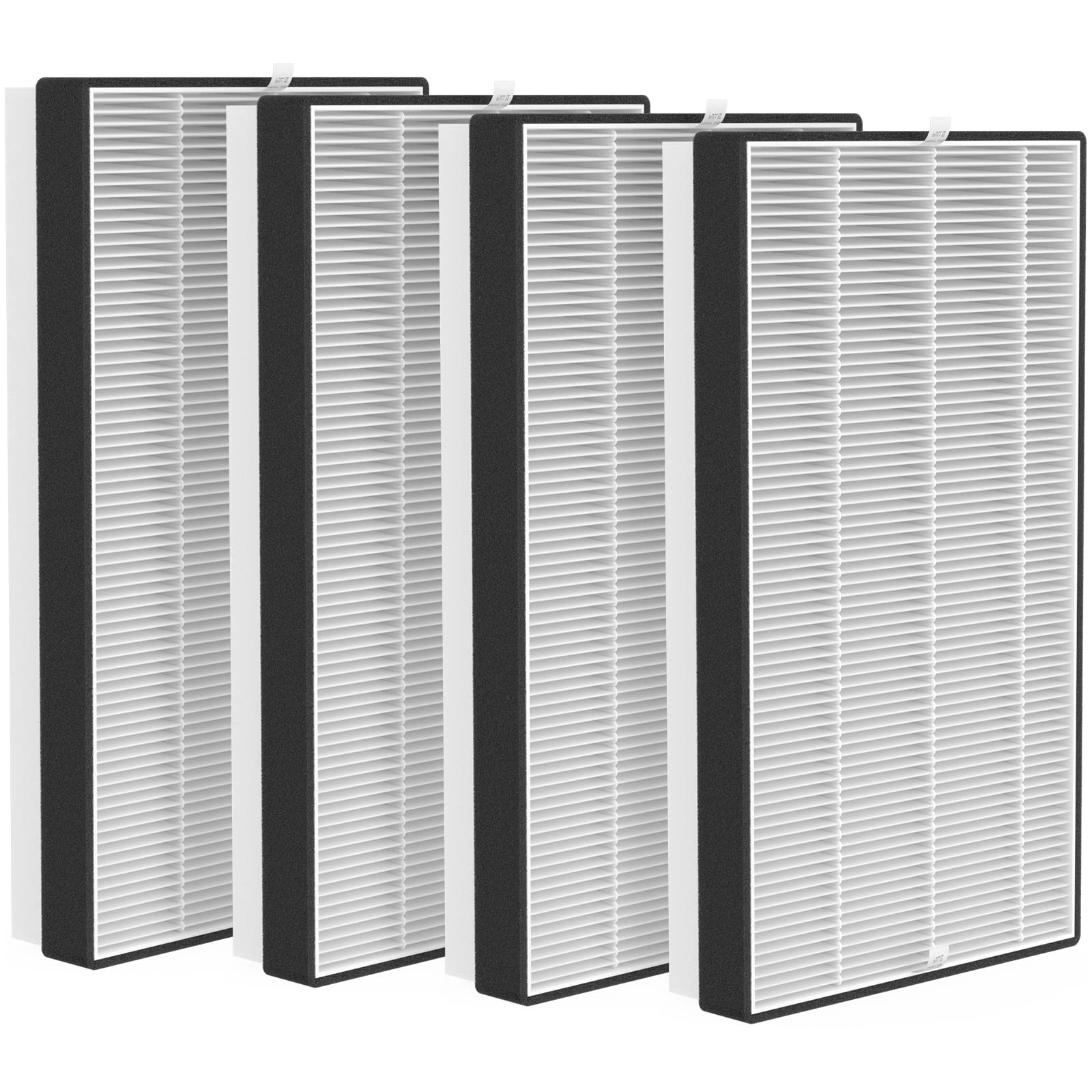 4 Packs F1 Repalcement Air Filter Compatible with Filtrete C01 T02 Room Purifier FAP-C01-F1,FAP-T02-F1, FAP-C01BA-G1 and FAP-T02WA-G1, Part# FAPF-F1-2P