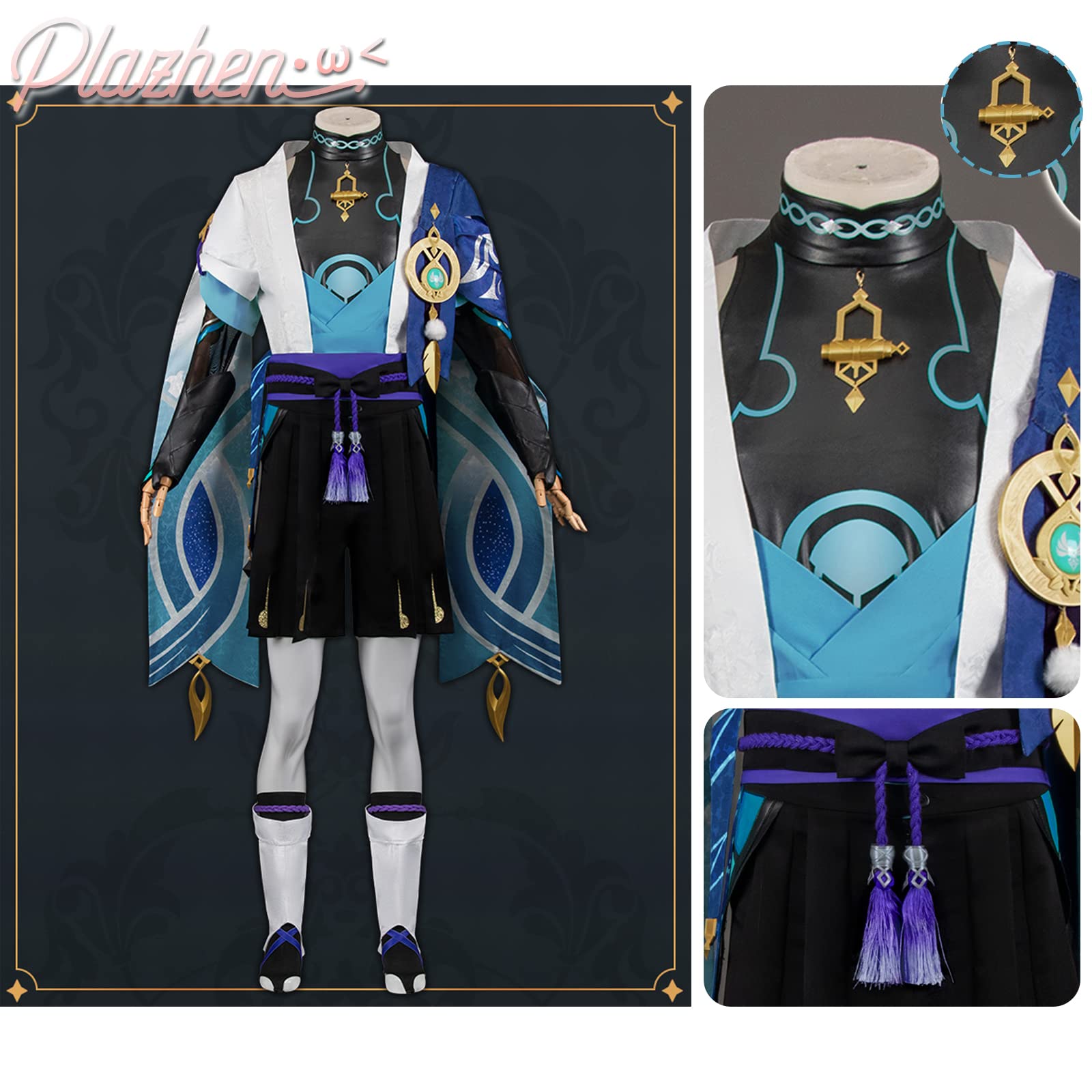 Amazon.co.jp: Plazhen 原神 げんしん スカラマシュ コスプレ 放浪者