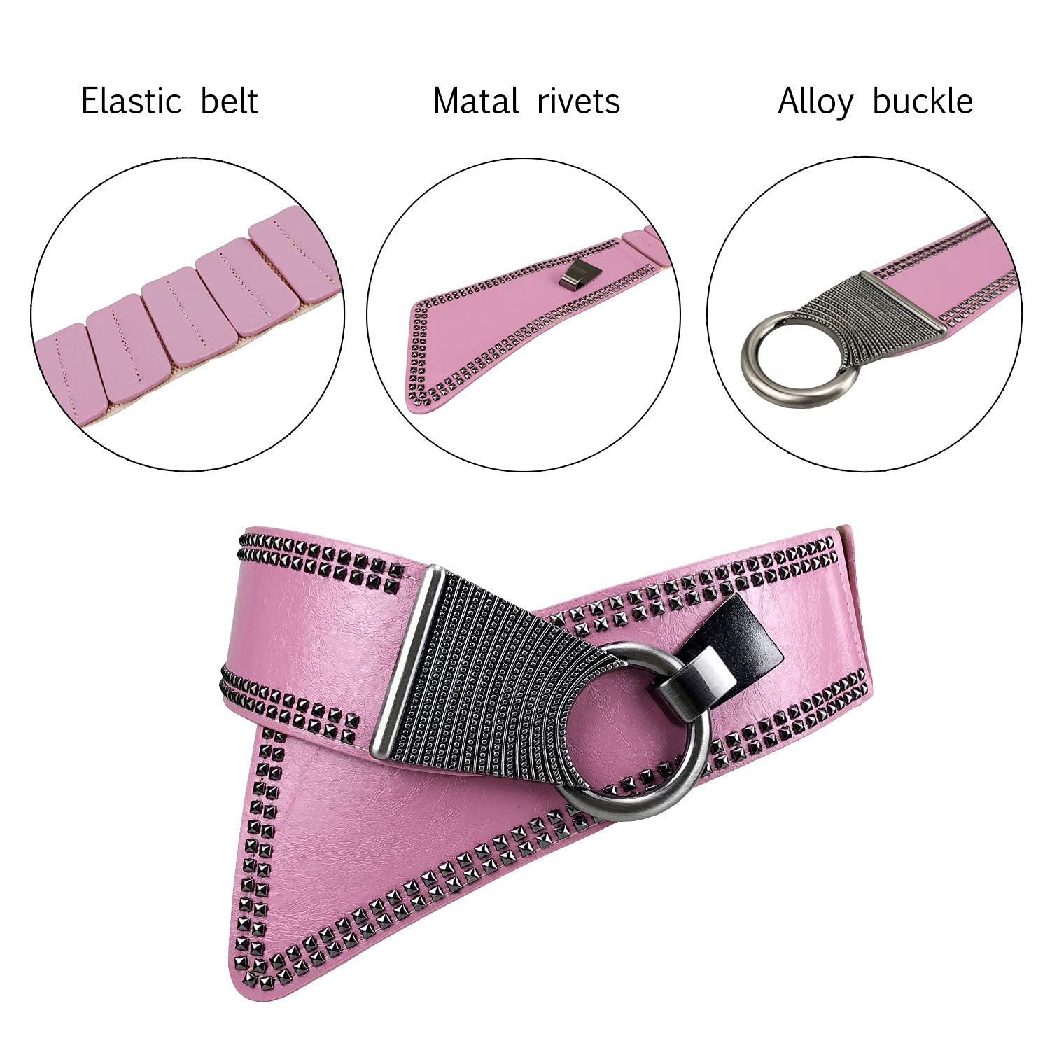 Huyfhksd Multicolored Elastic Woven Golf Belts Casual Braided Stretch Belt for Men and Women, S, Beige