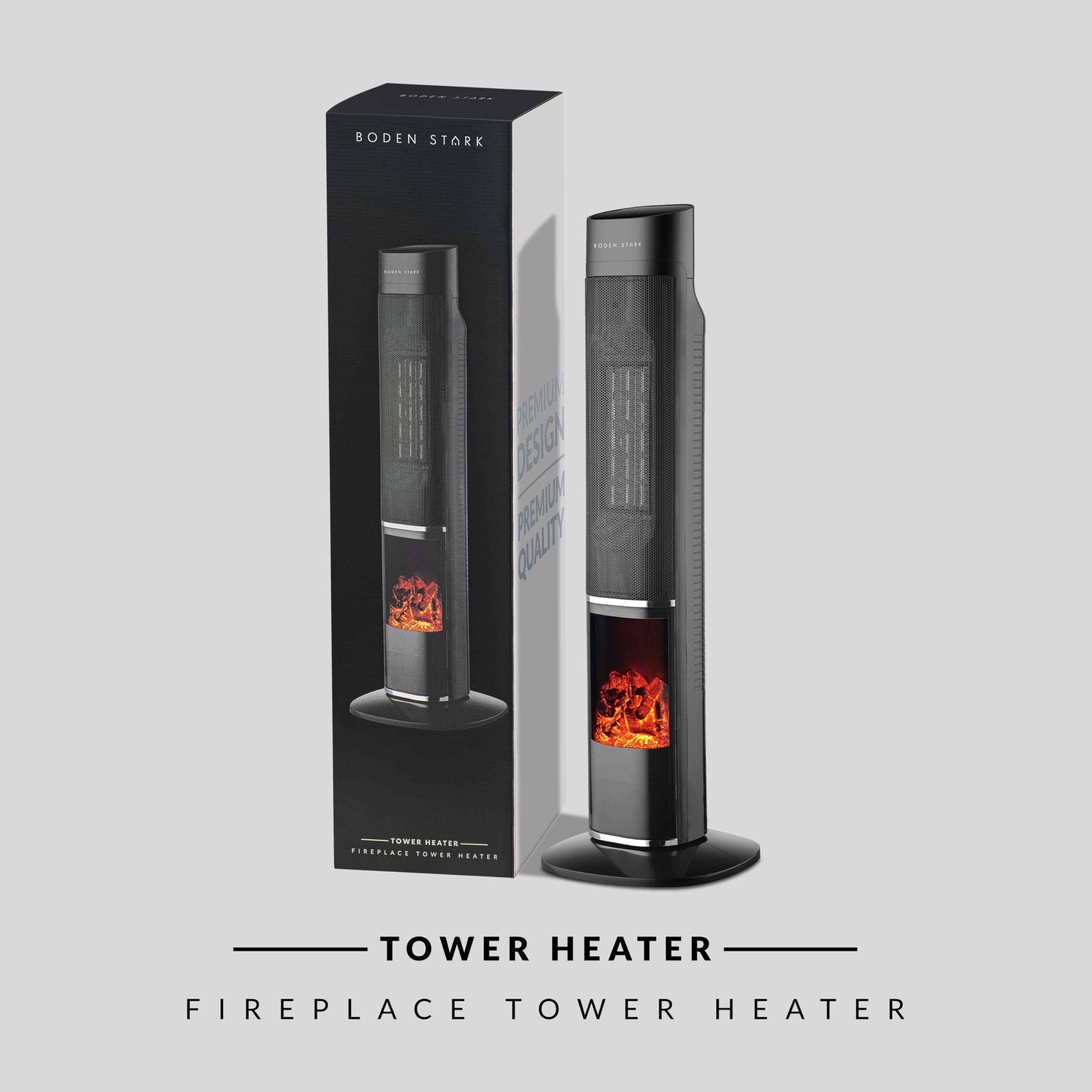 Boden Stark Fireplace Tower Heater : Amazon.co.za: Home & Kitchen