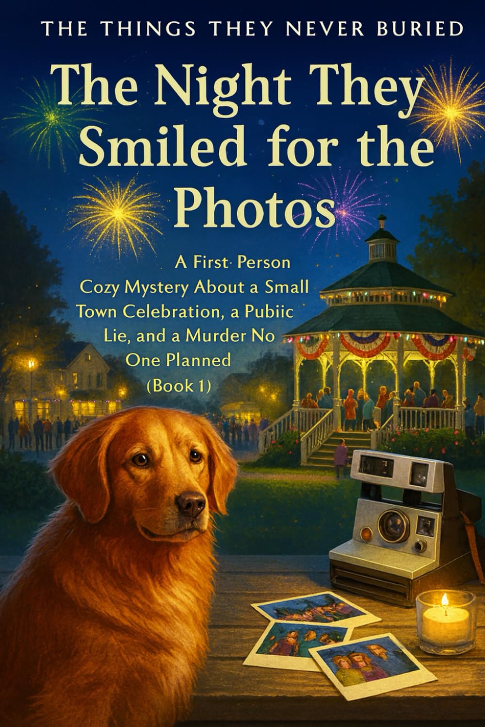 The Night They Smiled for the Photos: A First-Person Cozy Mystery About a Small Town Celebration, a Public Lie, and a Murder No One Planned (Book 1) (THE THINGS THEY NEVER BURIED)