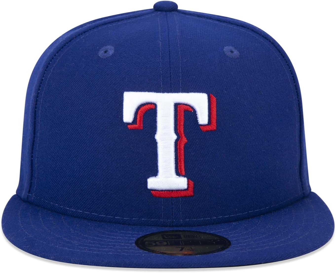 New Era 59FIFTY Texas Rangers MLB 2017 Authentic Collection On-Field Game Fitted Cap,Dark Blue,7.5