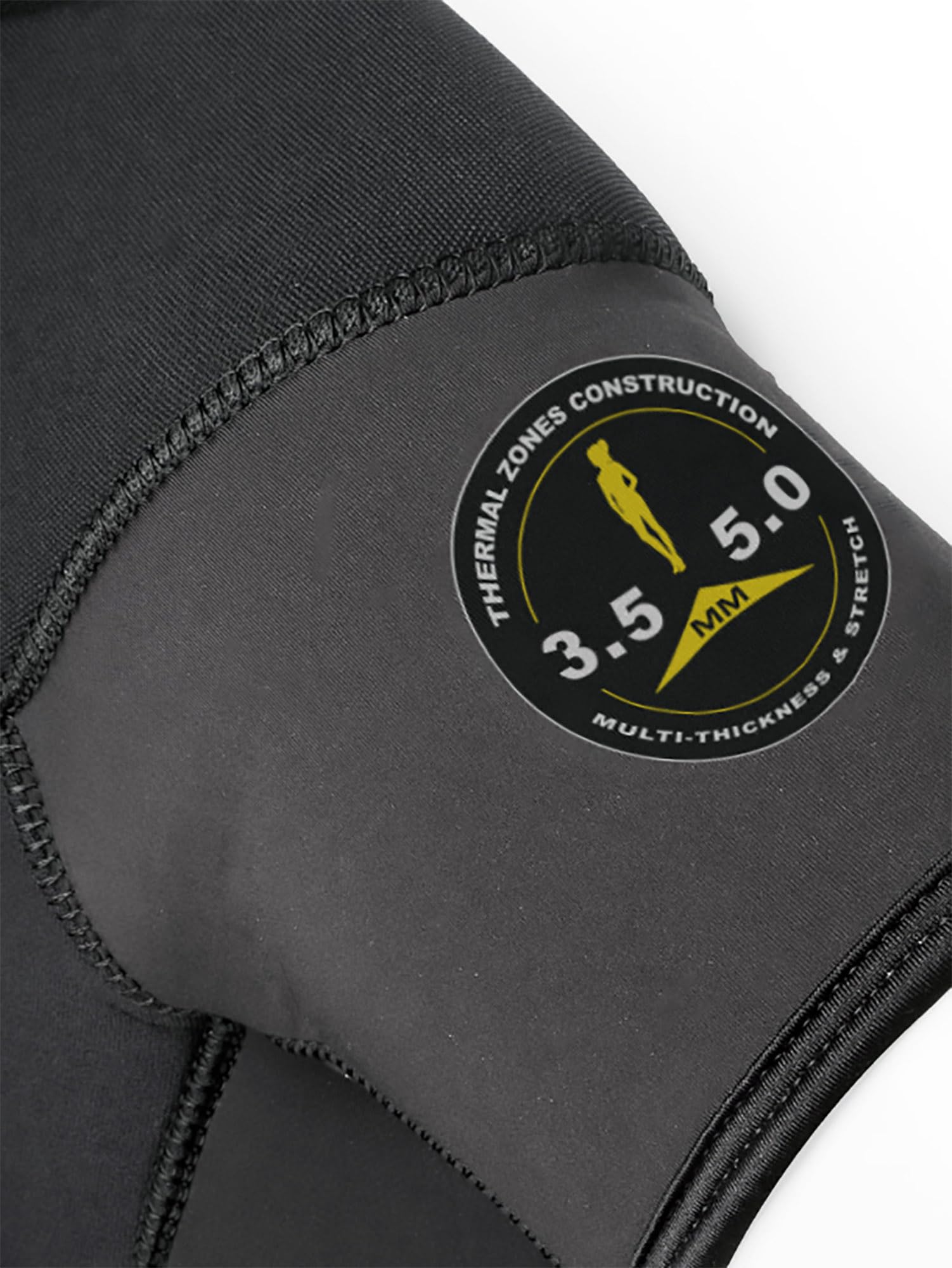 CRESSI Shell Jacket 5mm – Kurzärmeliger Überanzug aus Ultra-Stretch-Neopren mit Unterschiedlichen Stärken 5+3,5 mm
