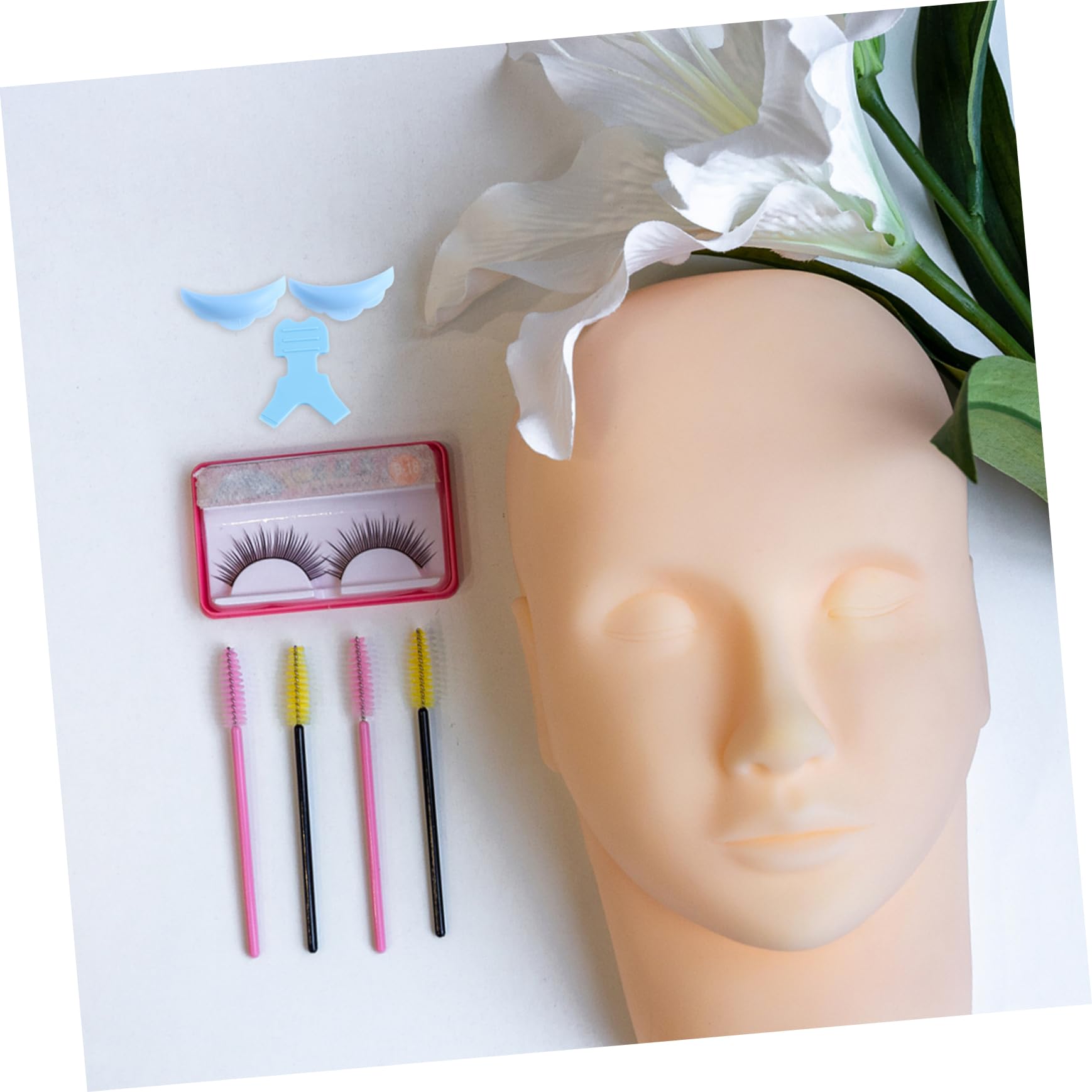 FOMIYES 30pares Rizado De Pestañas Almohadilla Para Extensiones Con Cepillos De Maquillaje Herramienta Profesional Para Salones y Uso Personal