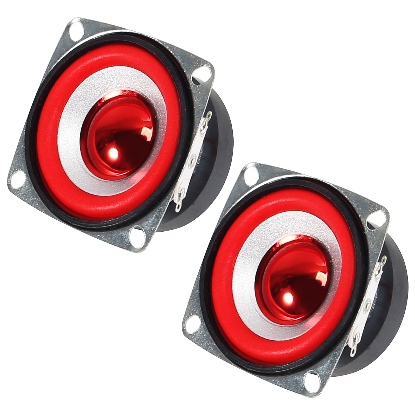 ALAMSCN 2PCS 2" 4Ohm 5W Full Range Audio Speaker Stereo Woofer Loudspeaker Mini Speaker for DIY Speaker Small Electronic Projects