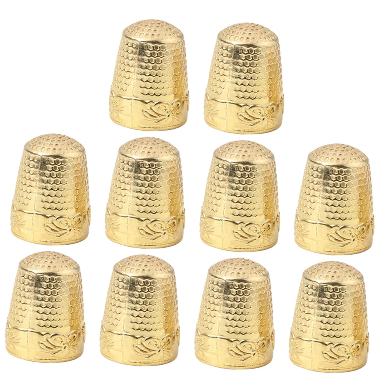 DOITOOL Convenient Sewing Protector Pcs Metal Thimble for Cutting Quilting Embroidery Thimble