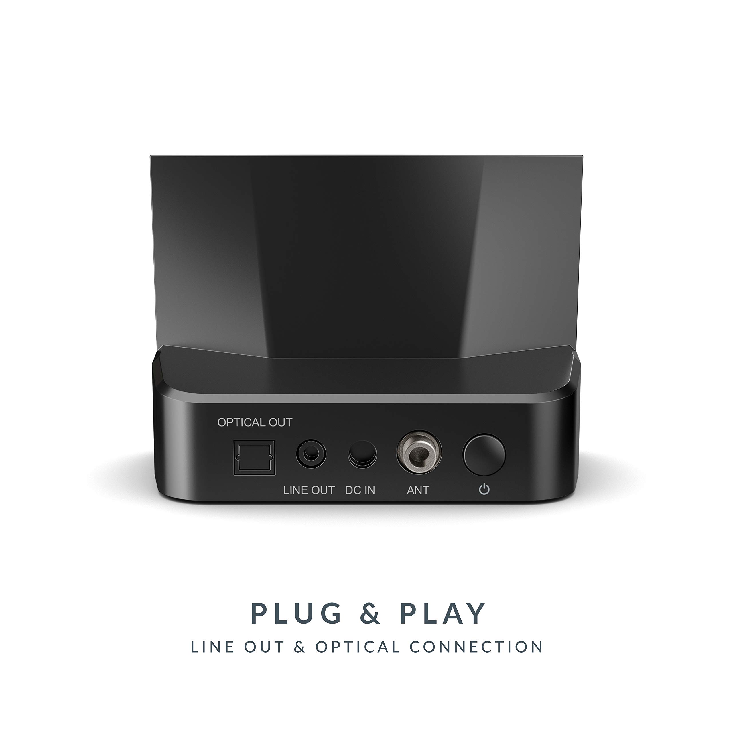 LEMEGA IR4S Stereo WIFI Internetradio, Draagbare DAB/DAB en FM digitale radio, Spotify Connect, Bluetooth-luidspreker, dubbele alarmklok, 60 presets, batterijen of netvoeding – Grijze Afwerking