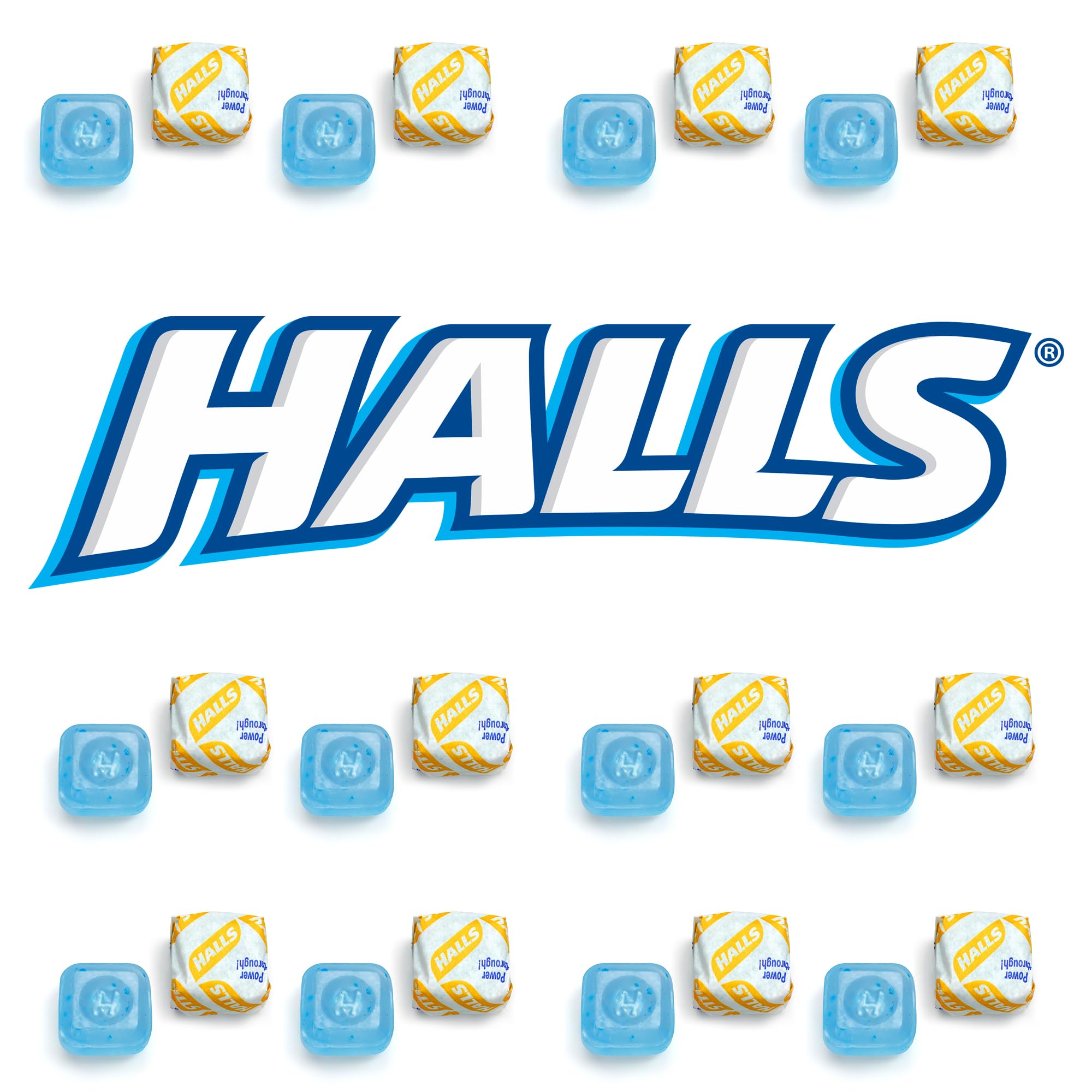 Halls HONIG-ZITRONE Zucker - Bonbons 20 x 33,5 g Packungen aromatisierten Süßigkeiten