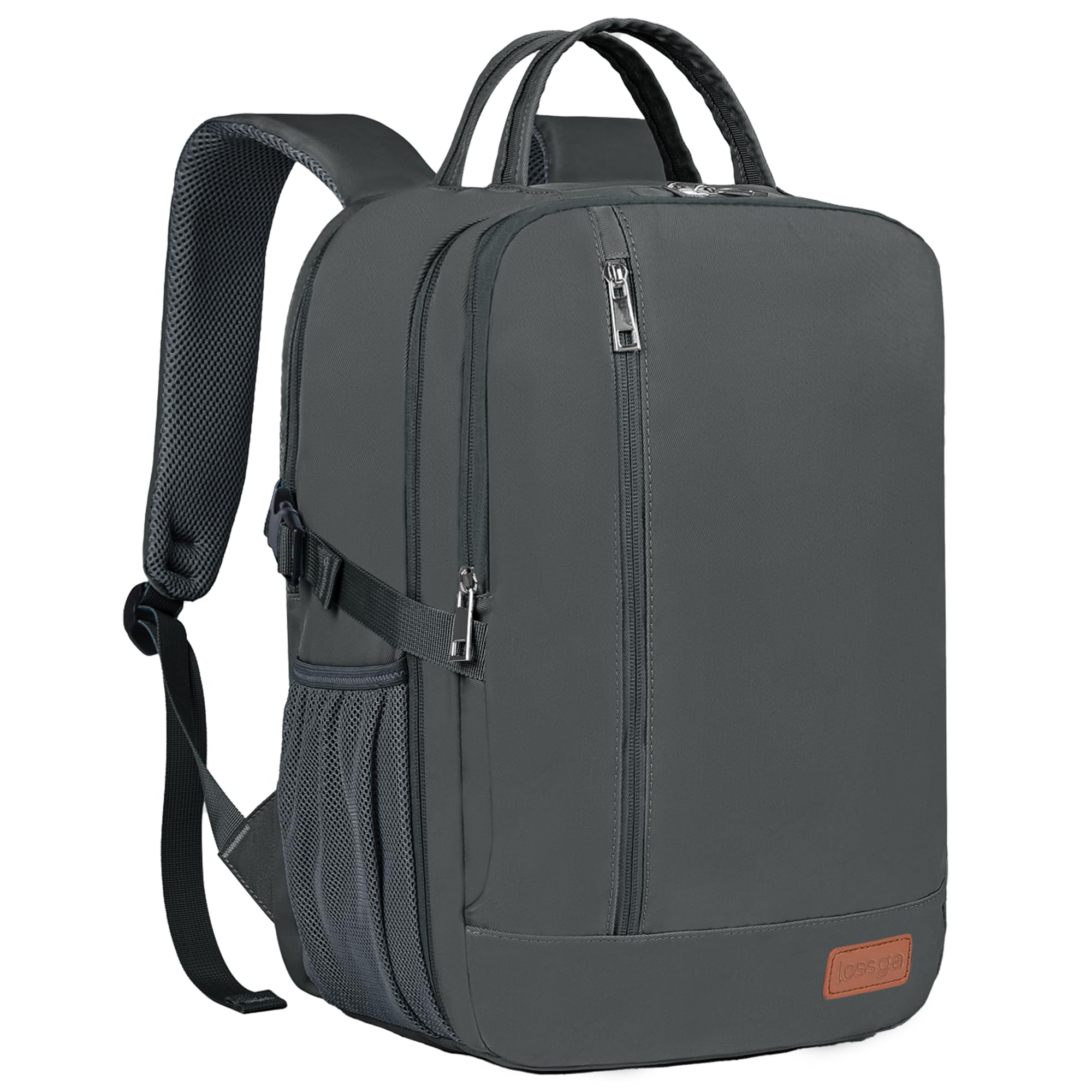Zaino per Ryanair 40x30x20 Zaino da Viaggio 40x30x15 45x36x20 per Easyjet | Bagaglio a Mano con Cinghie di Compressione Borsa Antifurto Zaini Porta Pc Tasca per Bagnato Resistente All'acqua Leggero