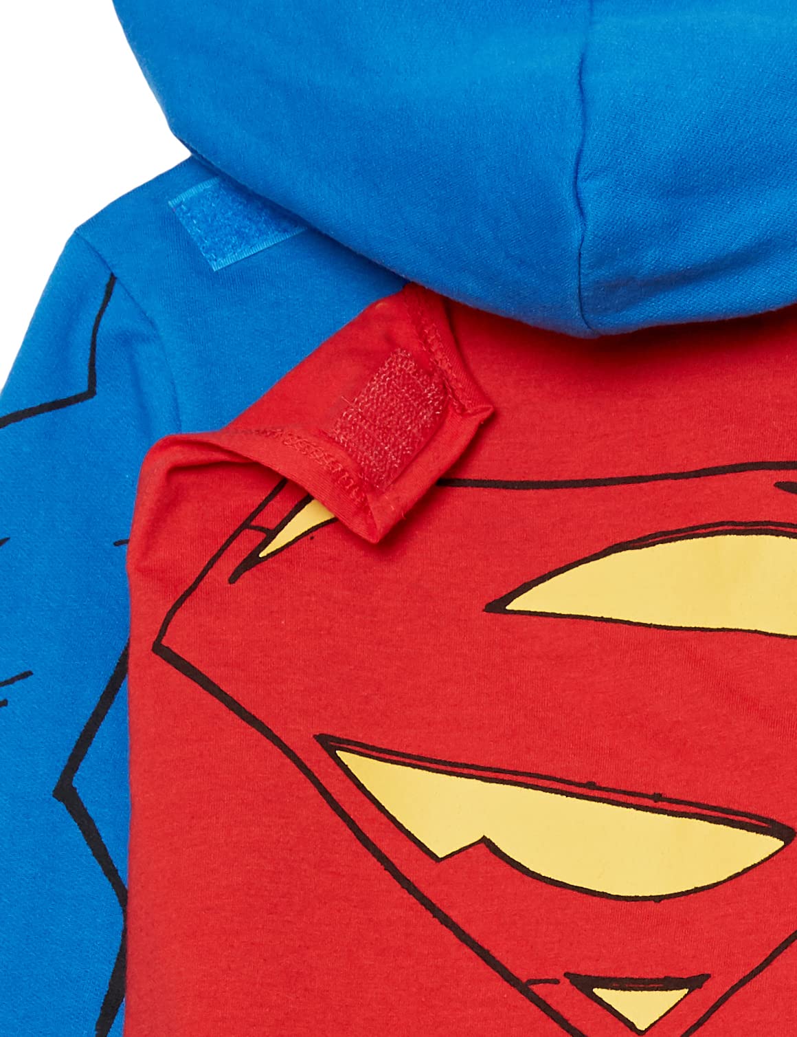 DC Comics Chłopięca Superman Cosplay Zip-up Hoodie with Cape-Dc-Boys 4-20 bluza z kapturem, królewska (Royal), 10-12, królewski (królewski), 10-12
