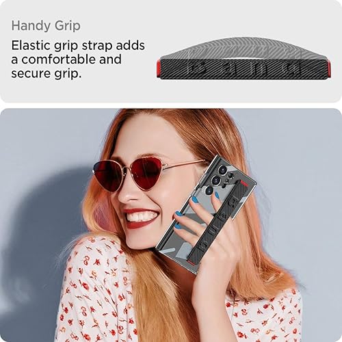 Miniatura 3 de Miimall para Ultra Case Strap Clear+Carbon Fiber