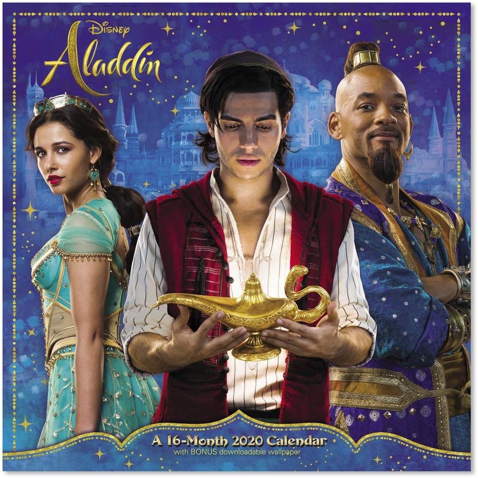 2020 Disney Aladdin Live Action Wall Calendar (DDW2852820)