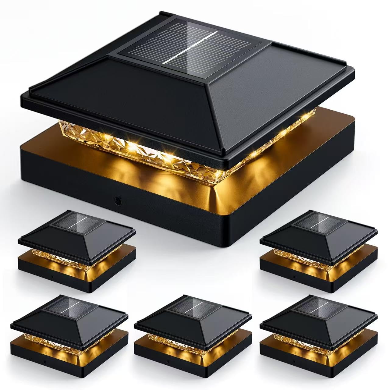 JOFIOS Post Cap Lights 6pack