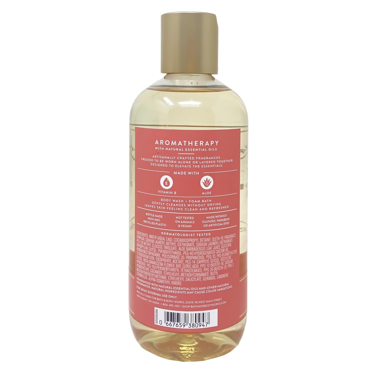 Bath & Body Works Aromatherapy Heirloom Rose 4 Piece Gift Set - Body Cream, Body Wash, Essential Oil Mist and Body Lotion - with a Himalayan Salts Springs Bar Soap - Full Size - Image 3