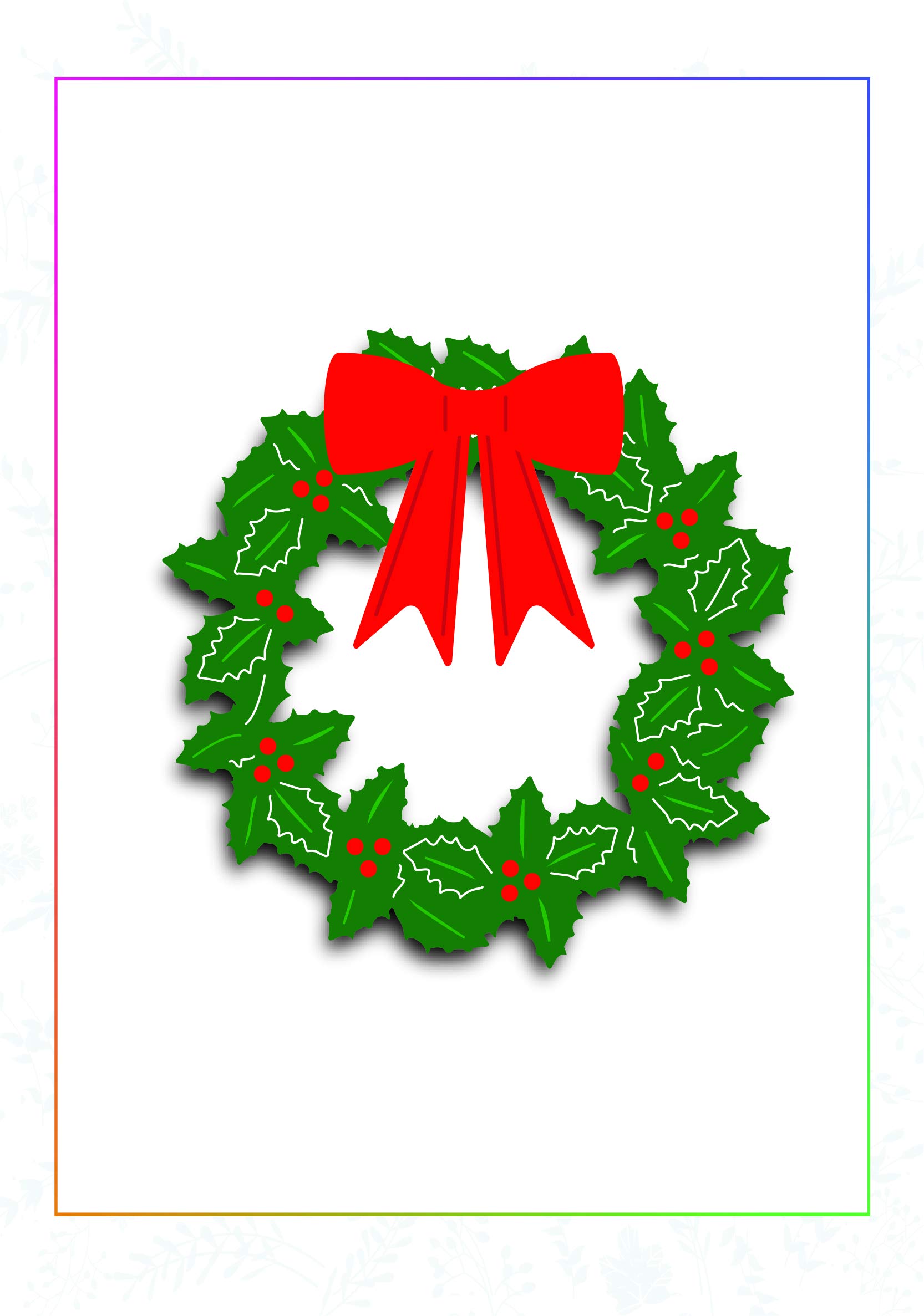 SCC Christmas Wreath Christmas Layered Classics Collection