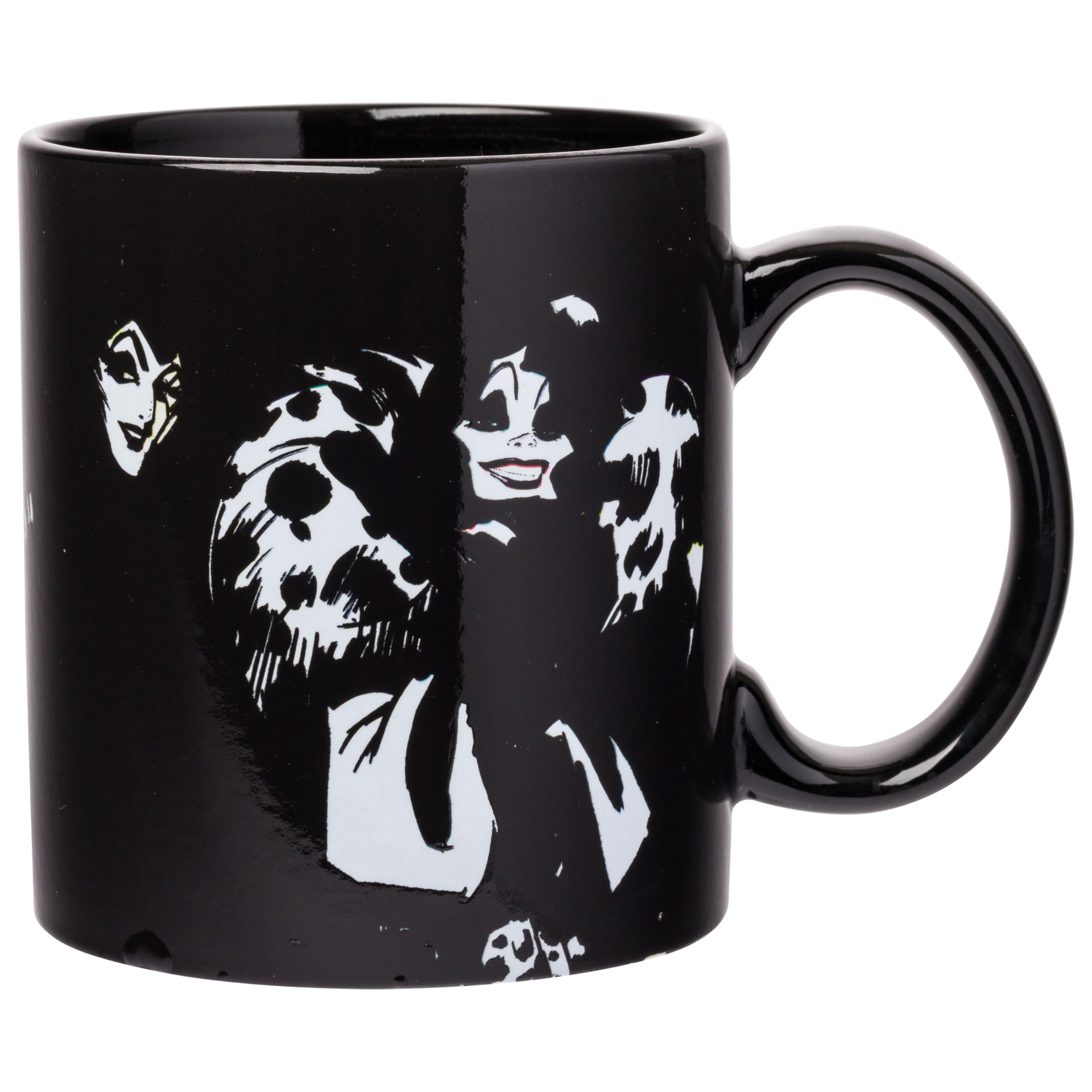 Silver Buffalo Disney Villains Stylized Heat Reveal 20oz Ceramic Mug