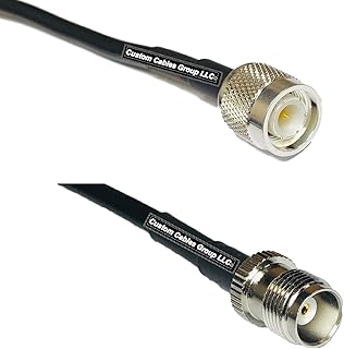 25 feet RG58 TNC Male to TNC Female RF Pigtail Coaxial Cable