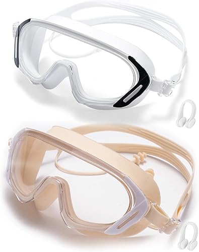 Miniatura 8 de Seasprint - Gafas de natación gris + blanco,Gris negro,Azul,Azul+blanco,Blanco cremoso,Blanco cremoso+blanco,Espejo deslumbrante azul,Espejo