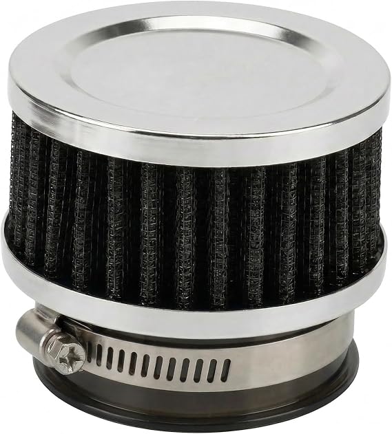 Round Motorcycle Intake Air Pod Filter Universal (36-38mm)