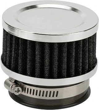 Round Motorcycle Intake Air Pod Filter Universal (36-38mm)