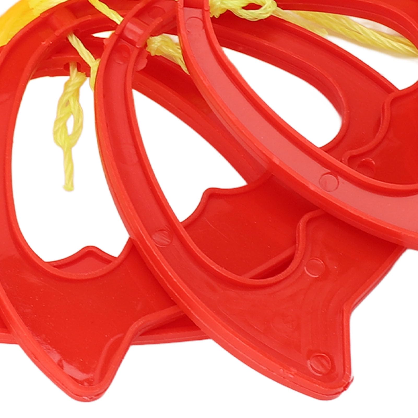 Balle de Navette à Tirer Géante – Corde Fleible + Poignée Ergonomique, Jeu Sportif Intérieur/Etérieur pour Enfants & Adultes (Style Plat)