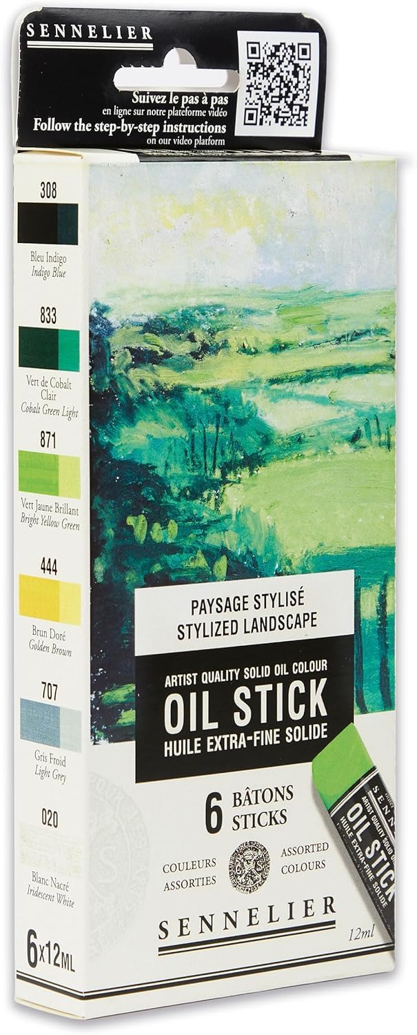 Sennelier Extra Fine Oil Stick Paint Bar Olive Green Series 2 - Local