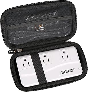 Aproca Hard Storage Travel Case for BESTEK Universal Travel Adapter 220V to 110V Voltage Converter (Black)