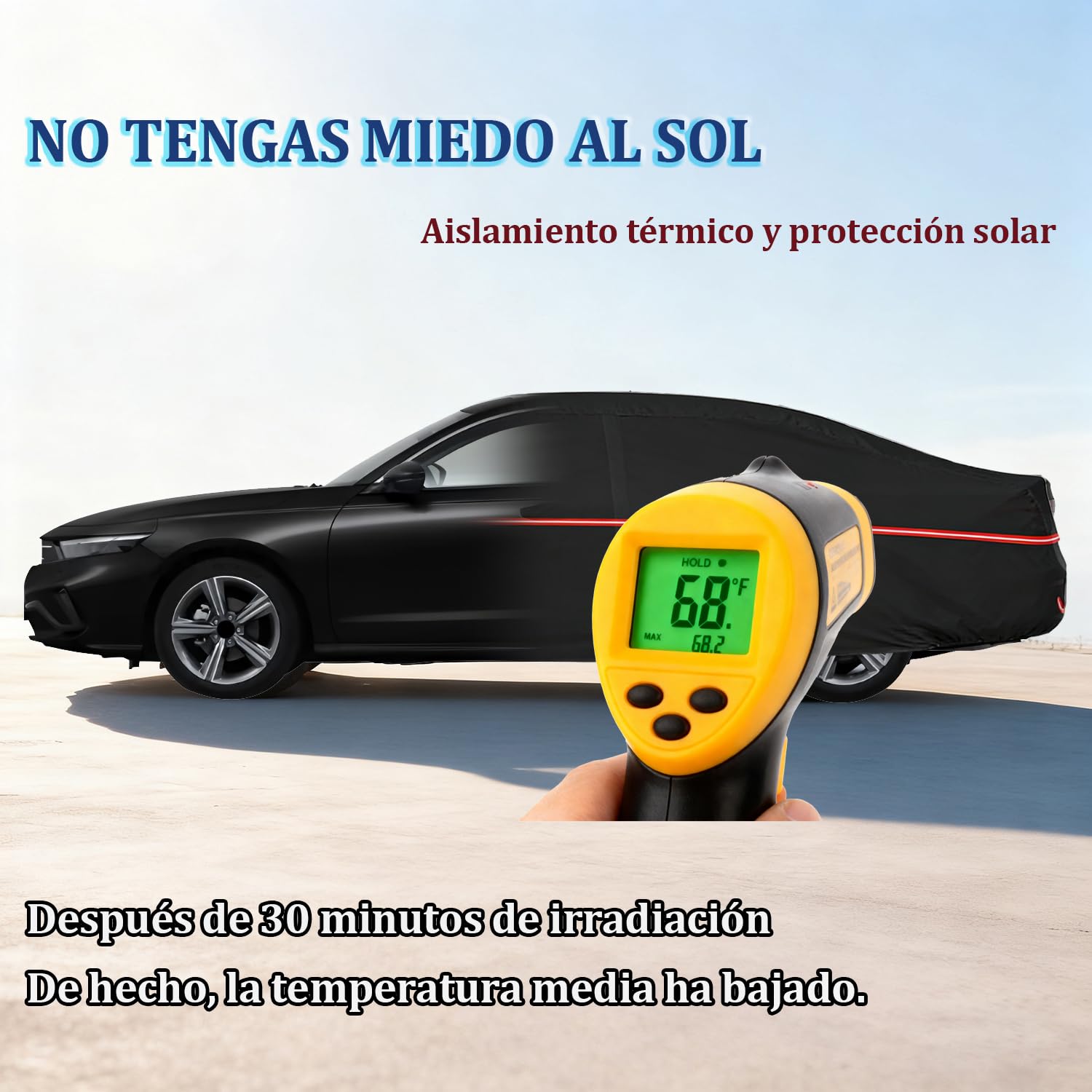 Funda Coche Exterior para Dacia Bigster (2025-2026) Forro Suave, Transpirable, Antiviento, Impermeable, Tejido Oxford, Anti-UV, 4 Estaciones