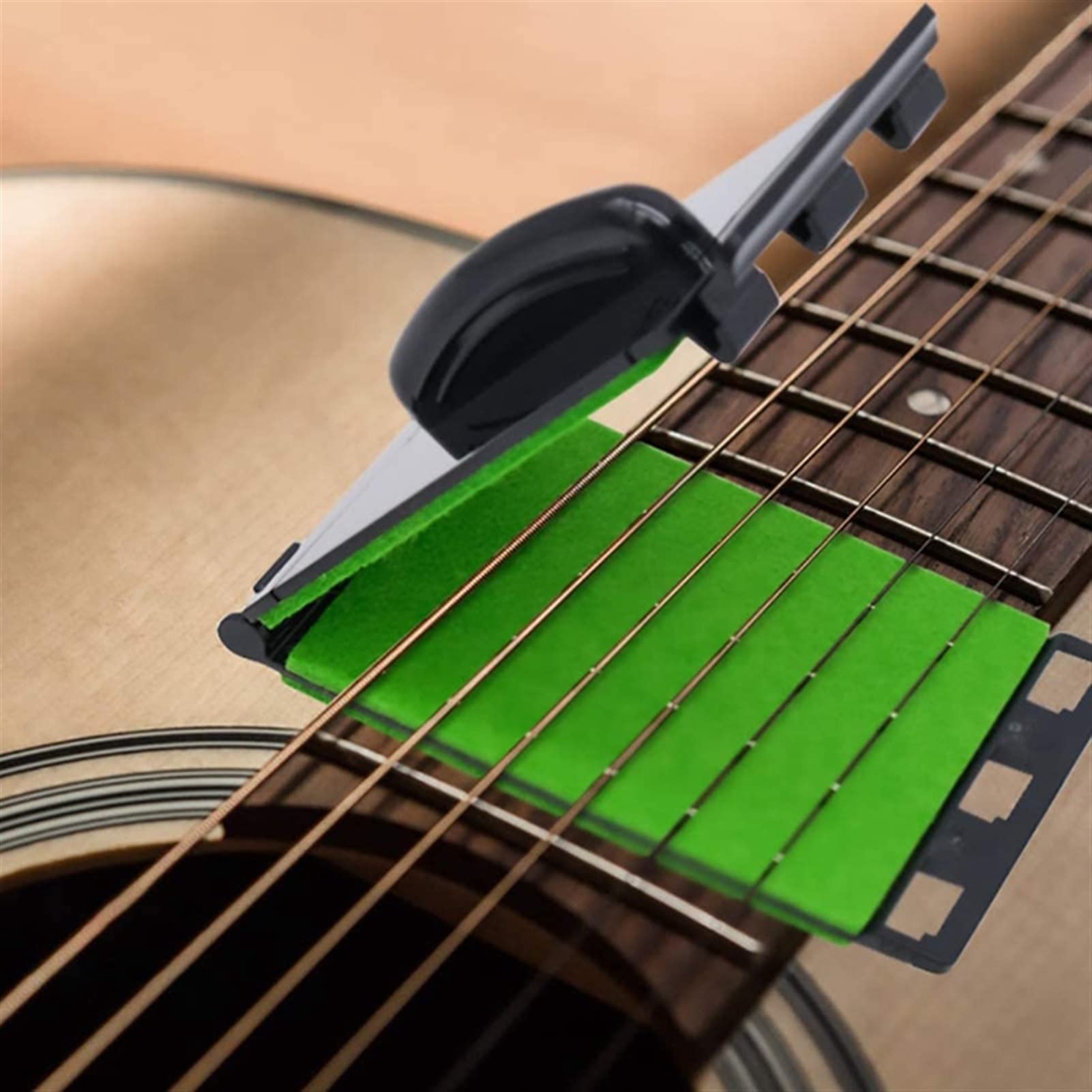 4pc Guitarra String Tool Tool Tool Fingerboard Scrubber Scrubber Blass String Cleaner Paño Para Guitar Mandolin Mandolin Herramientas luthier