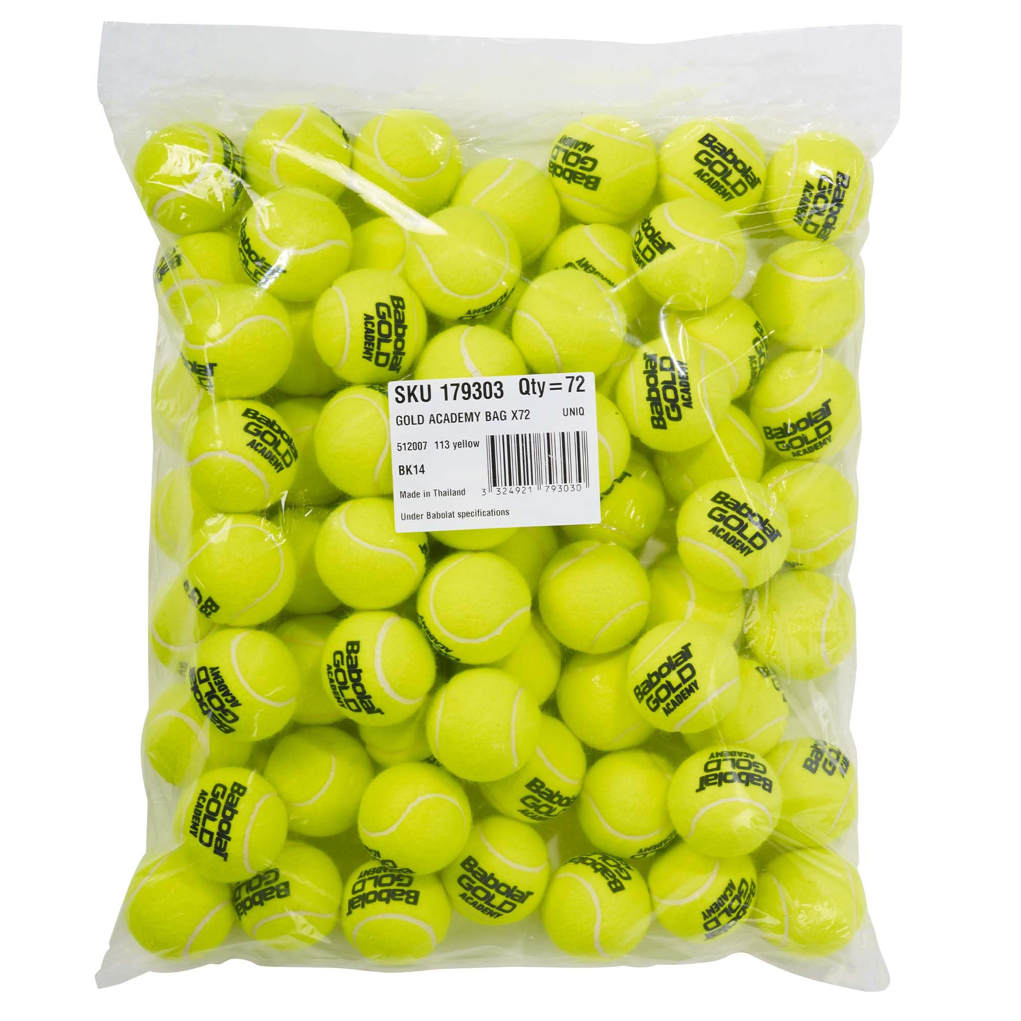 Babolat Gold Academy Bag X 72 Torba na kulki, Dorośli Unisex, Jaune (Czarny), Jeden rozmiar