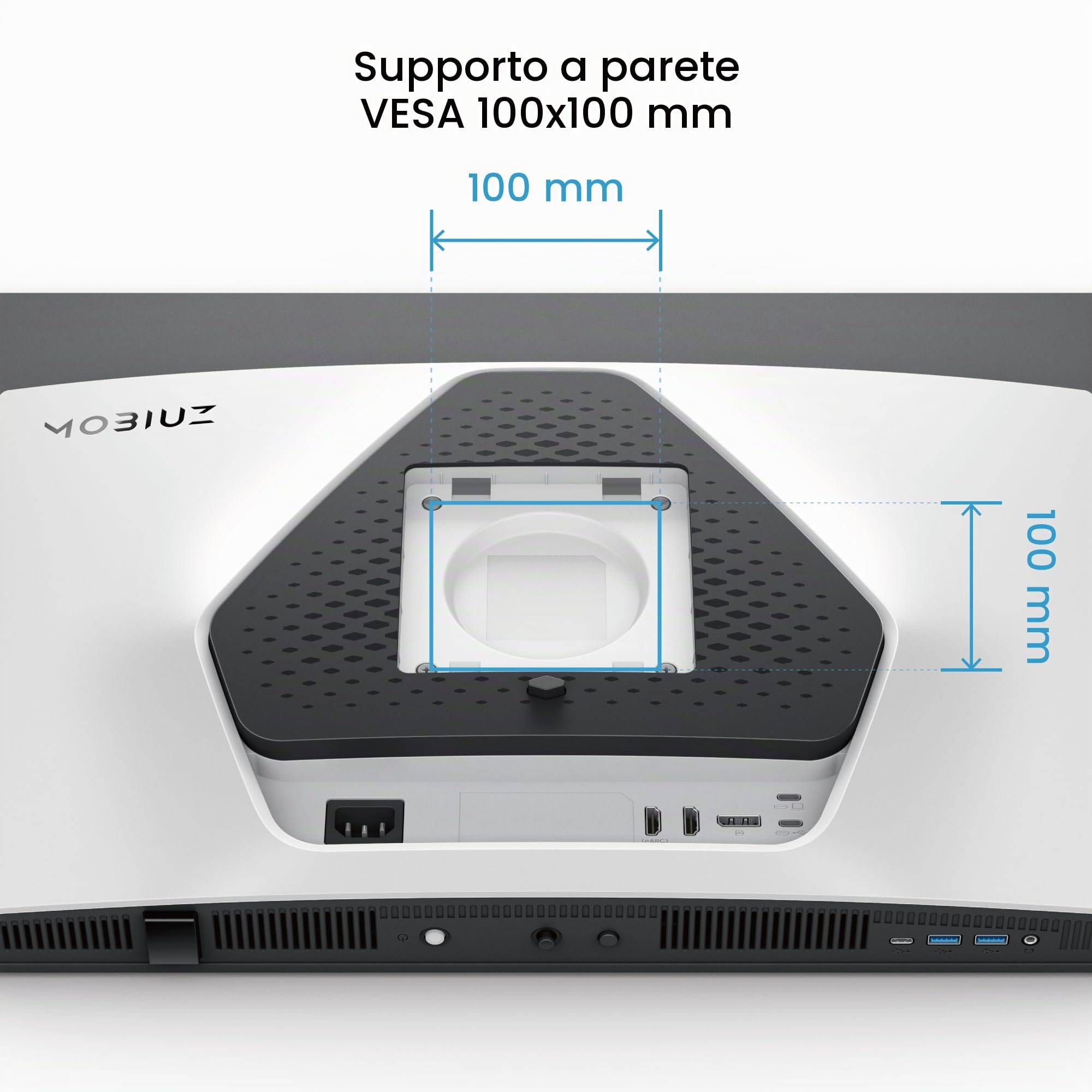 BenQ MOBIUZ EX321UZ 32 Pollici Gaming Monitor 4K QD-OLED di 4a generazione, 240Hz, 0.03ms, HDMI 2.1, DP2.1a 80Gbps, USB-C 90W, 99% DCI-P3, display HDR 400, FreeSync Premium Pro, garanzia di 3 anni