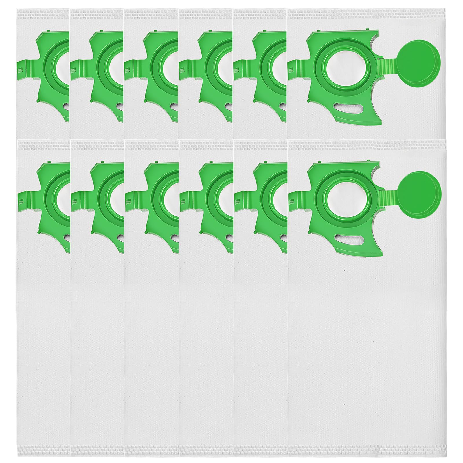 Photo 1 of 10-Pack 7029AM Vacuum Filter Bags Compatible with SEBO Felix & Dart Series Upright Vacuums, 5-Layer Level Filtration Ultra-Bags, Replacement Part # 7029 (White)
