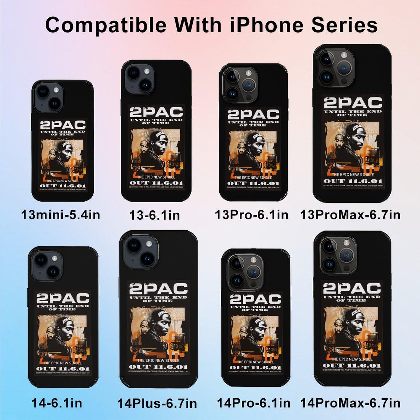 2pac iPhone17 Pro スマホケース ブラック ストリート スマホアクセサリー 2pac iPhone17 Pro スマホケース ブラック ストリート
