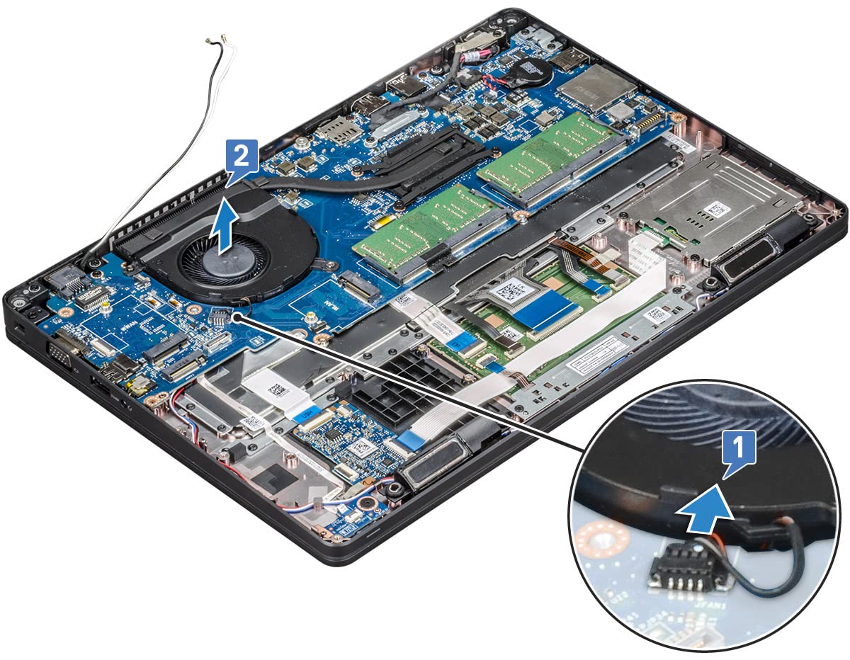 Deal4GO CPU Cooling Fan P5F39 0P5F39 DC28000IXDL Replacement for Dell Latitude 5480 5488 5490 5491 5495 E5480 E5490 (UMA Graphics)