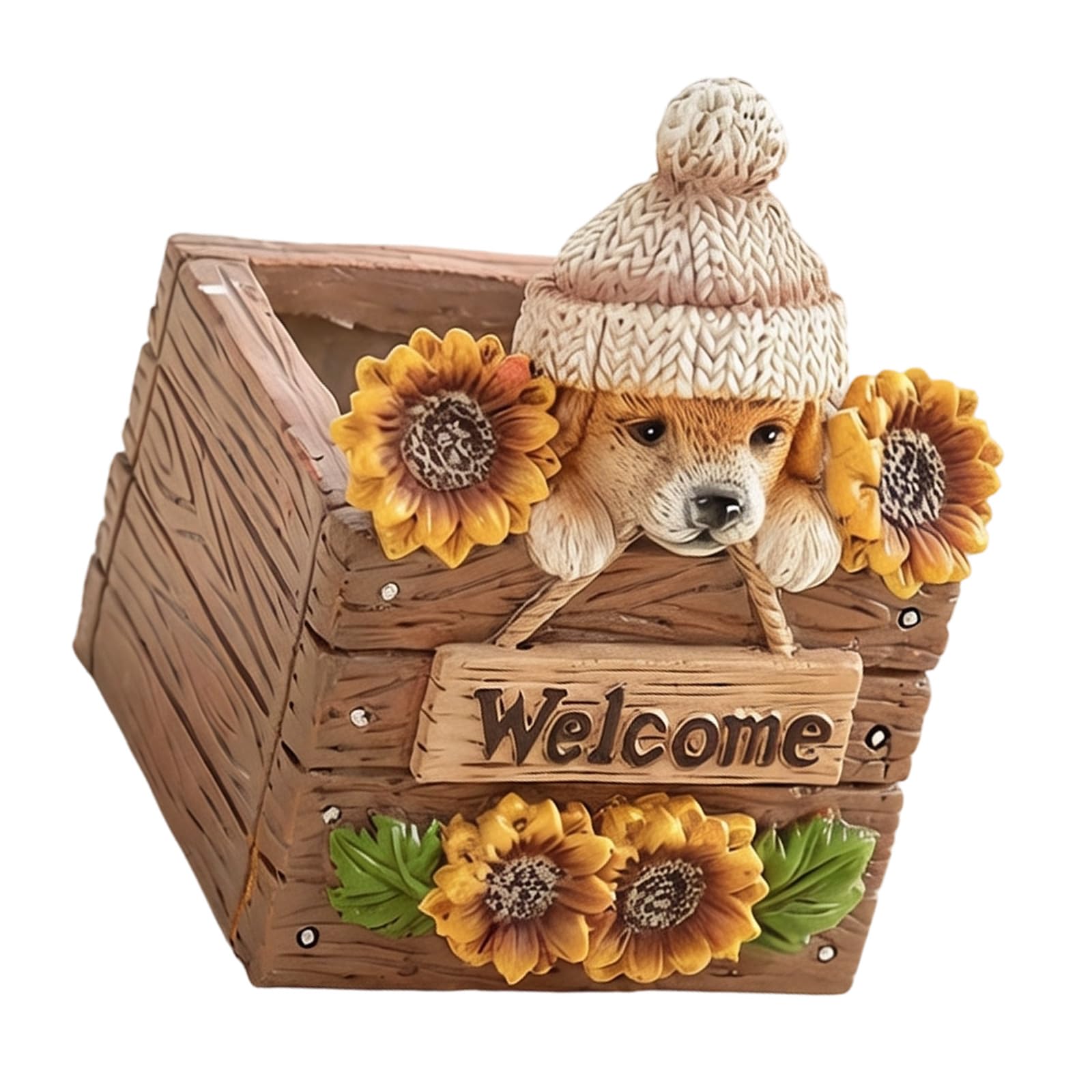 Qcbuegof Artistic Resin Succulents Planter with Fun Animal Shape Resins Planter Suitable for Succulents Arrangements Animal Molded Flower Container