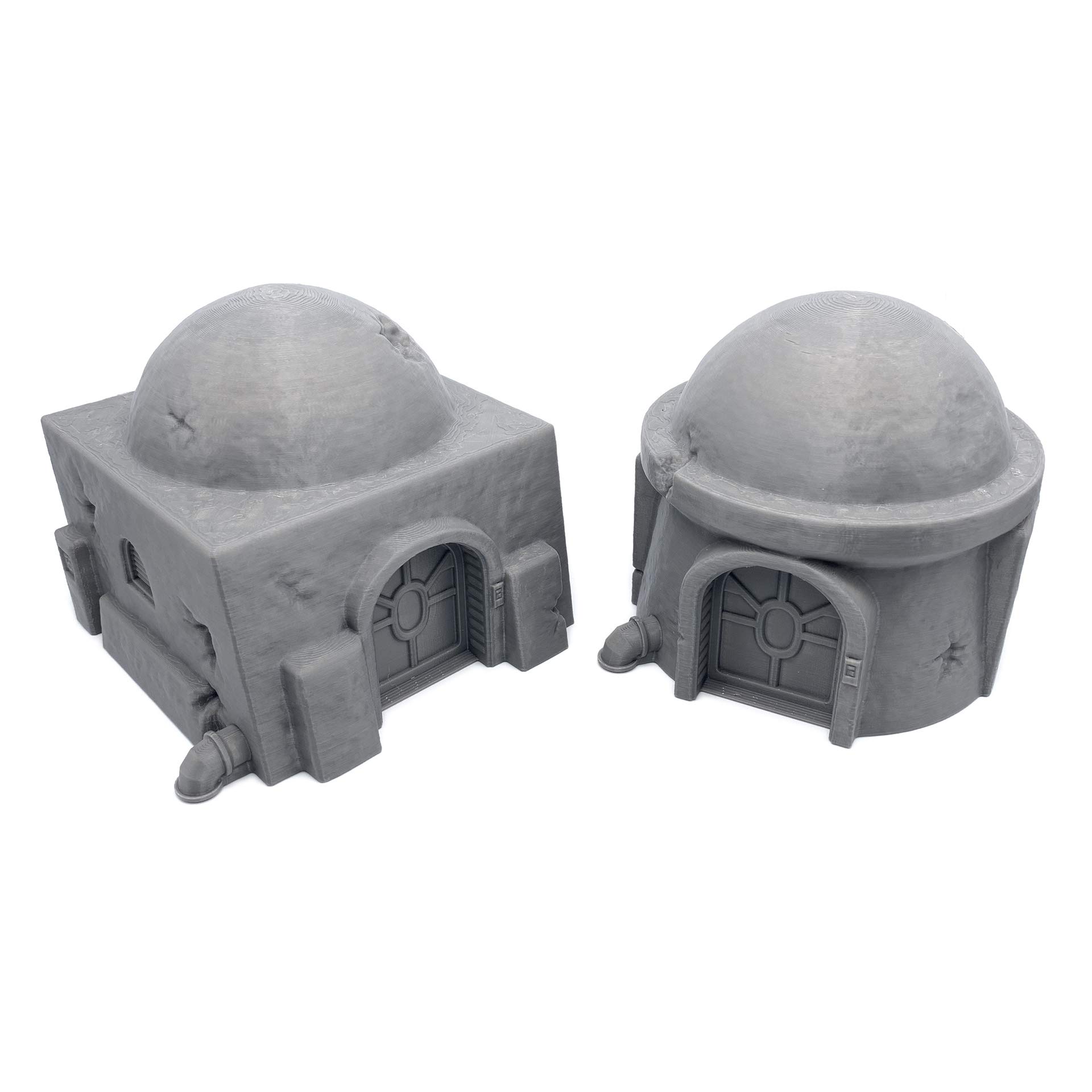 EnderToysGalactic Legion Desert Planet Huts, 3D Printed Tabletop RPG Scenery and Wargame Terrain for 28mm Miniatures