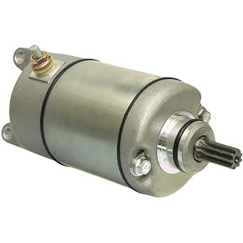 Total Power Parts New 12V 9T Starter 410-54042 Replacement for Kawasaki KSV700 KFX700 2004-2008, KSV700 KFX700 IG 2004-2009, KVF650 Brute Force 4x4 2005-2008